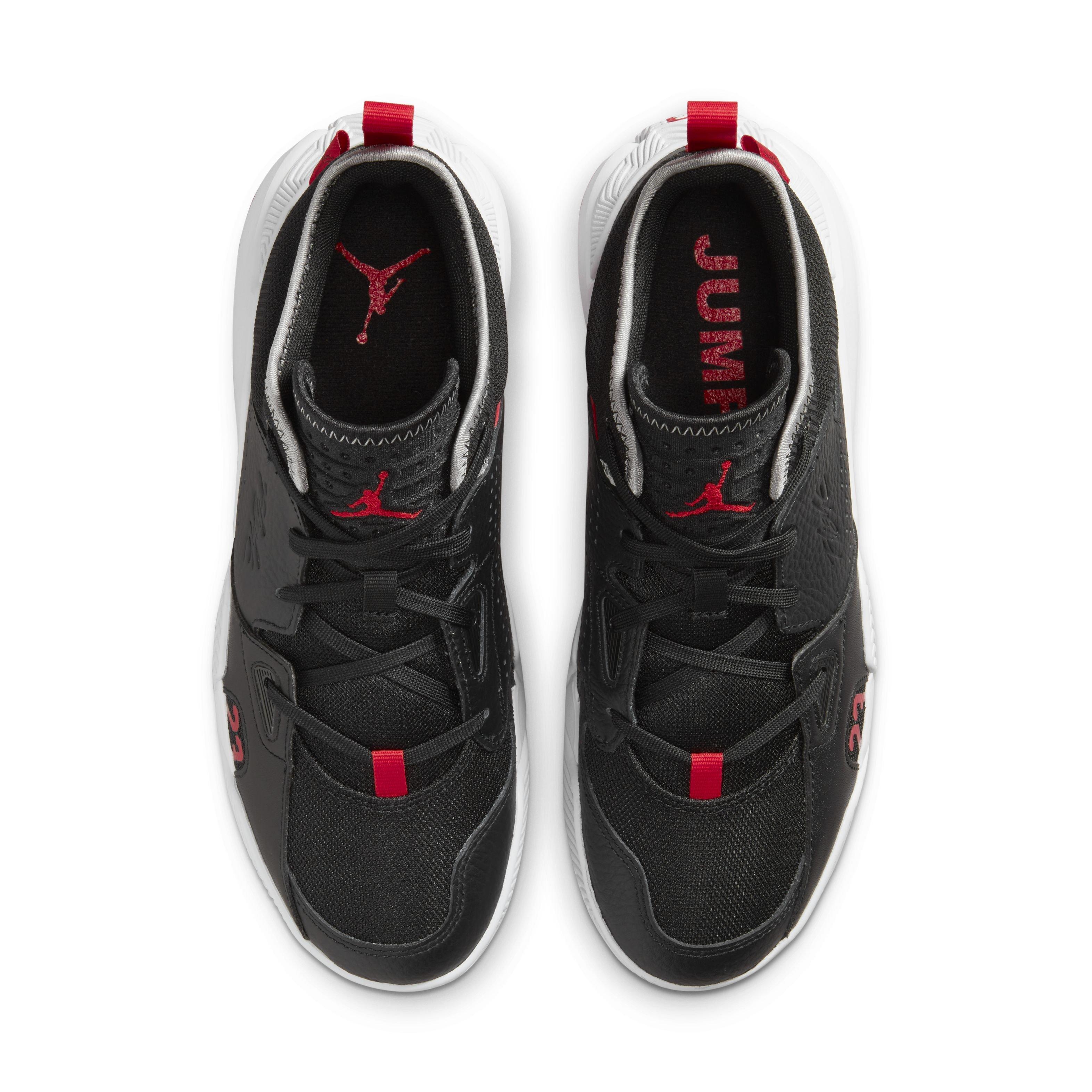 Jordan Stay Loyal 2 "Black/University Red/White" Men's Basketball Shoe - BLACK/WHITE/RED Thumbnail View 4