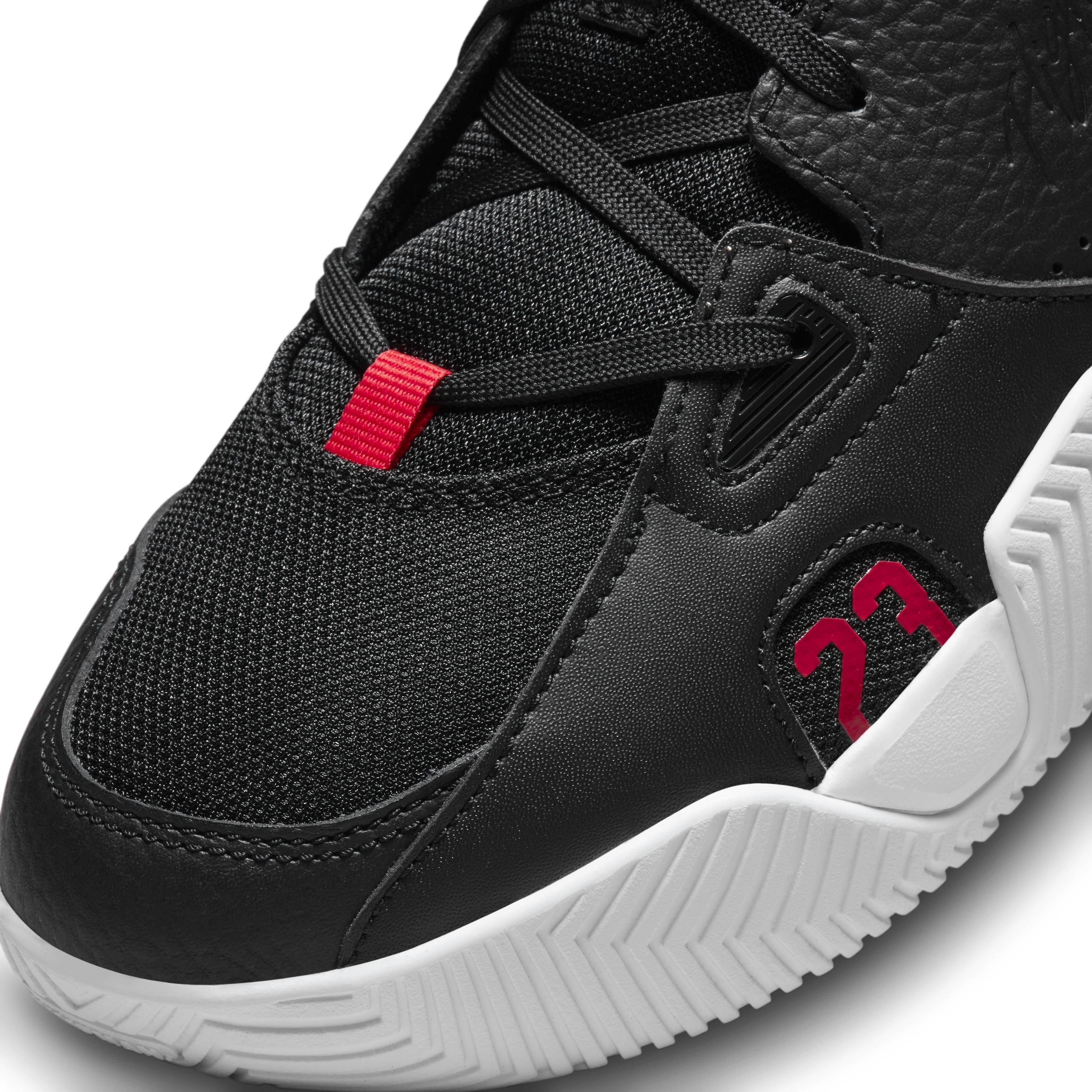 Jordan Stay Loyal 2 "Black/University Red/White" Men's Basketball Shoe - BLACK/WHITE/RED Thumbnail View 7