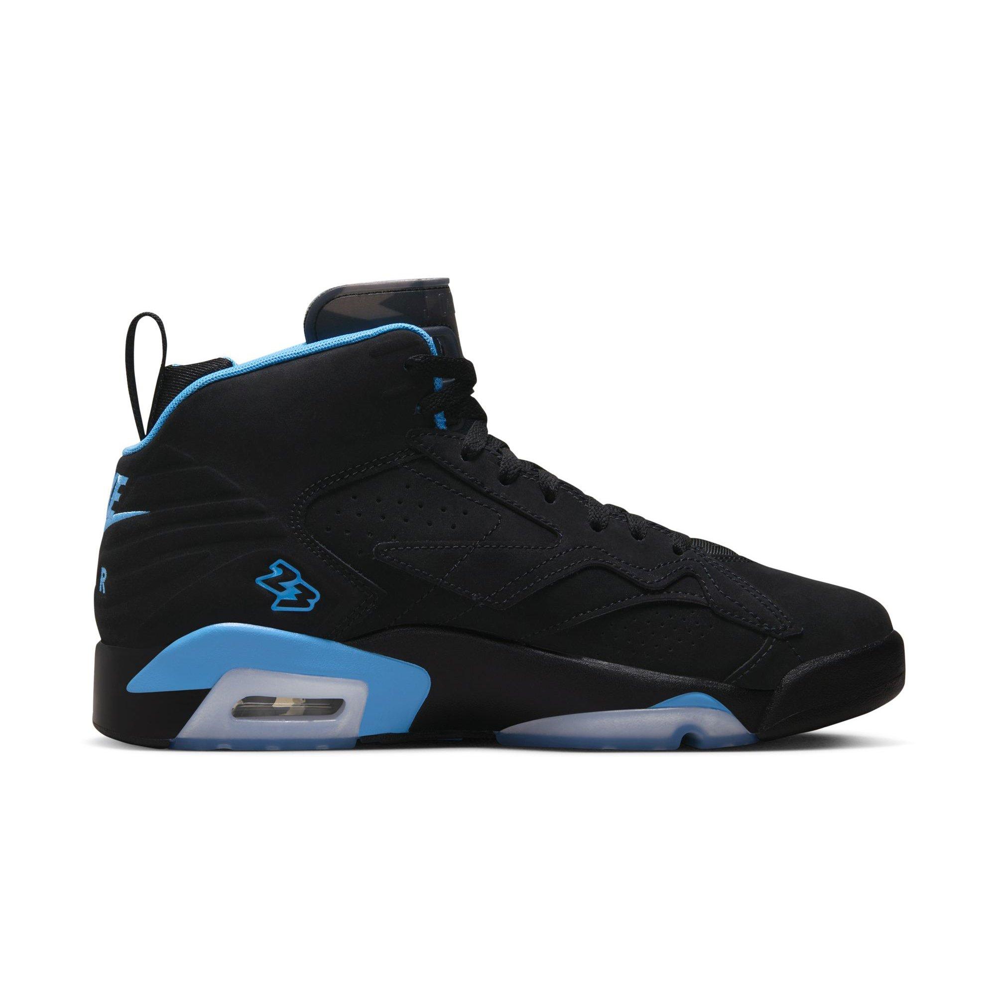 Black and store blue jordans 23