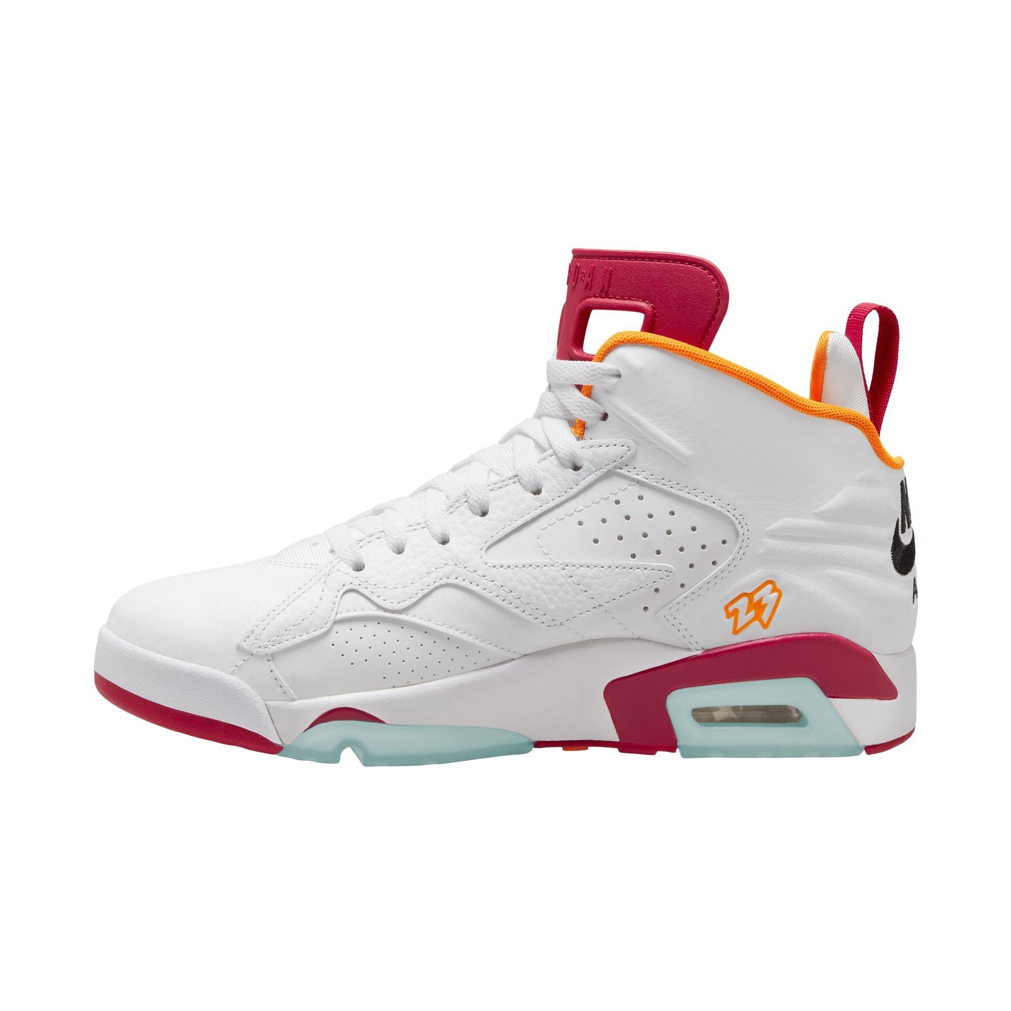 Jordan Jumpman MVP Men's "White/Cardinal Red/Vivid Orange/Black" Shoe