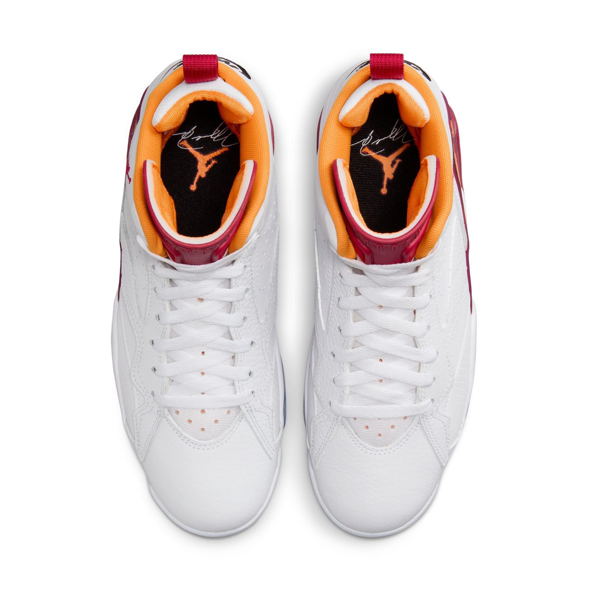 Jordan Jumpman MVP Men's "White/Cardinal Red/Vivid Orange/Black" Shoe