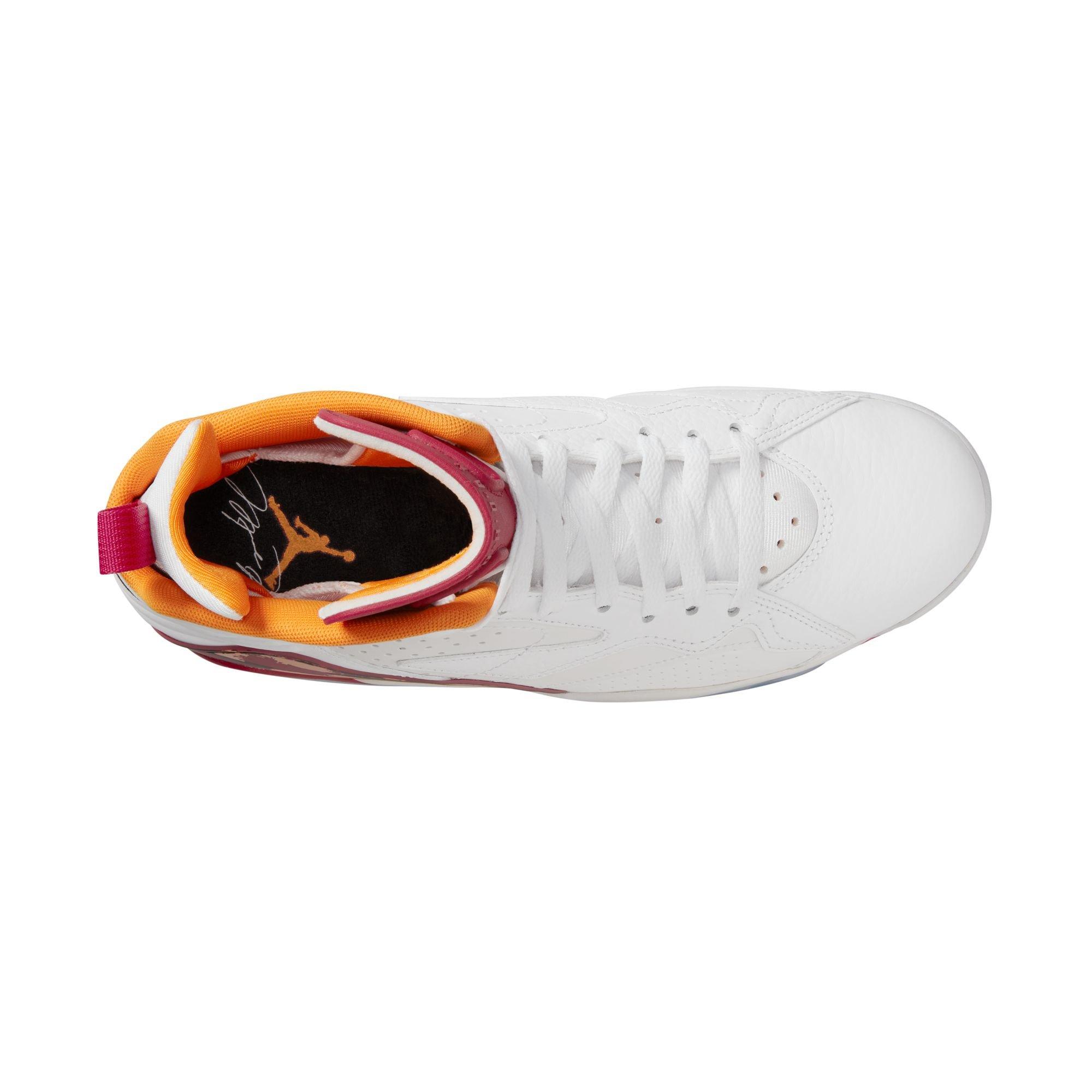 Jordan Jumpman MVP "White/Cardinal Red/Vivid Orange/Black" Men's Shoe - WHITE/RED Thumbnail View 8