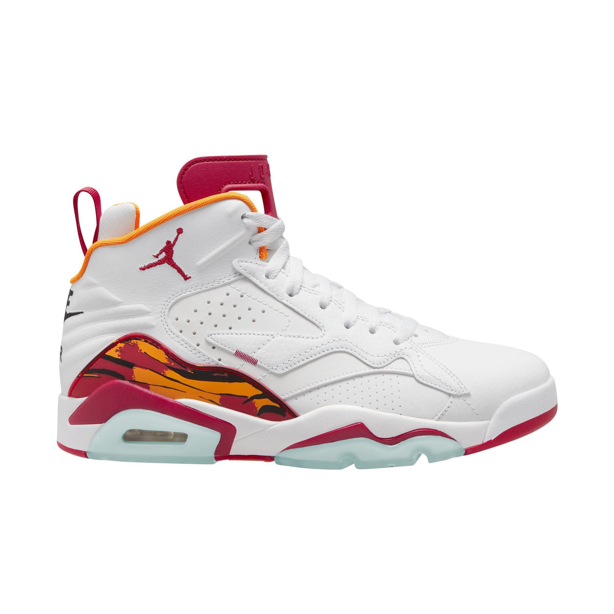 Jordan Jumpman MVP "White/Cardinal Red/Vivid Orange/Black" Men's Shoe - WHITE/RED Thumbnail View 1
