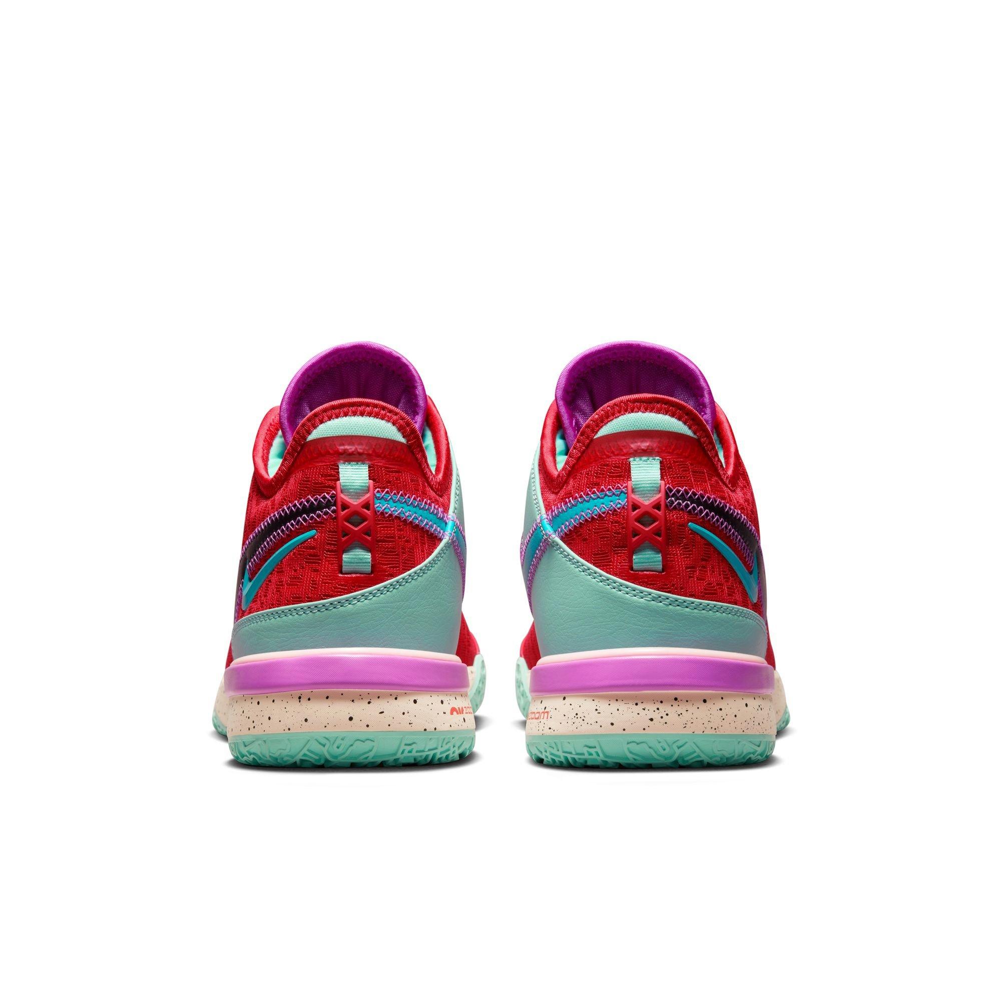 Nike LeBron NXXT Gen "Track Red/Black/Teal Nebula" Men's Basketball Shoe - TRACK RED/BLACK/TEAL NEBULA Thumbnail View 8