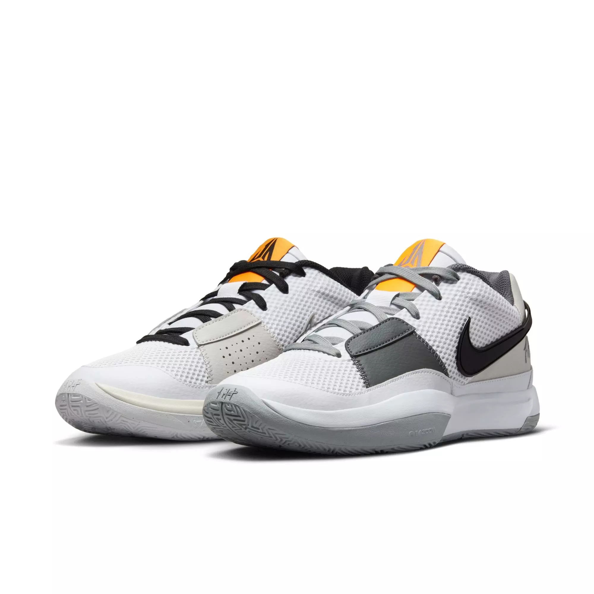 Nike Ja 1 "Light Smoke Grey" Men's Basketball Shoe - WHITE/SMOKE GREY/BLACK