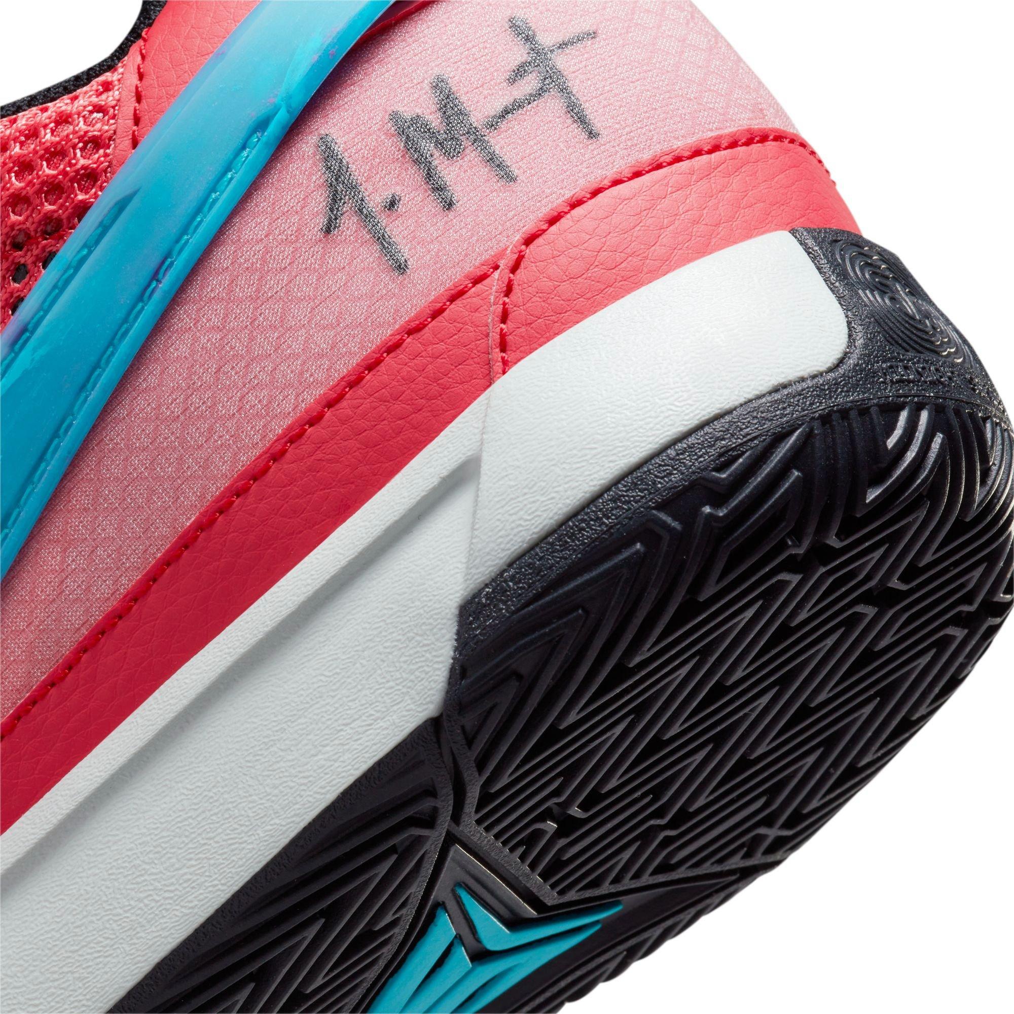 Nike Ja 1 "Ember Glow" Men's Basketball Shoe - EMBER GLOW/BLUE LIGHTNING/LIGHT SILVER Thumbnail View 5