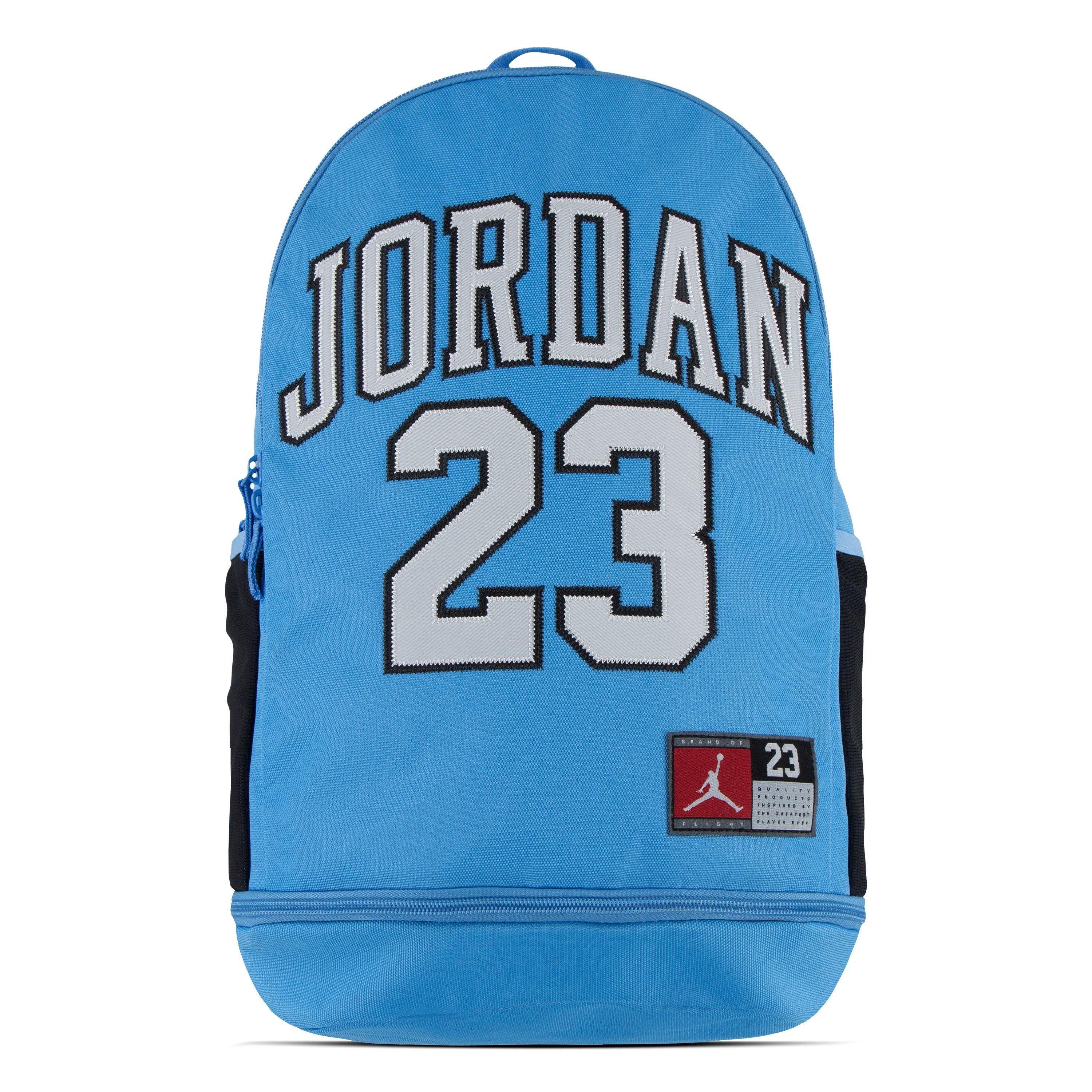 Baby blue on sale jordan backpack