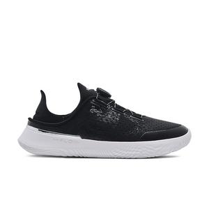 Mens-Under Armour black and white shoes - Hibbett