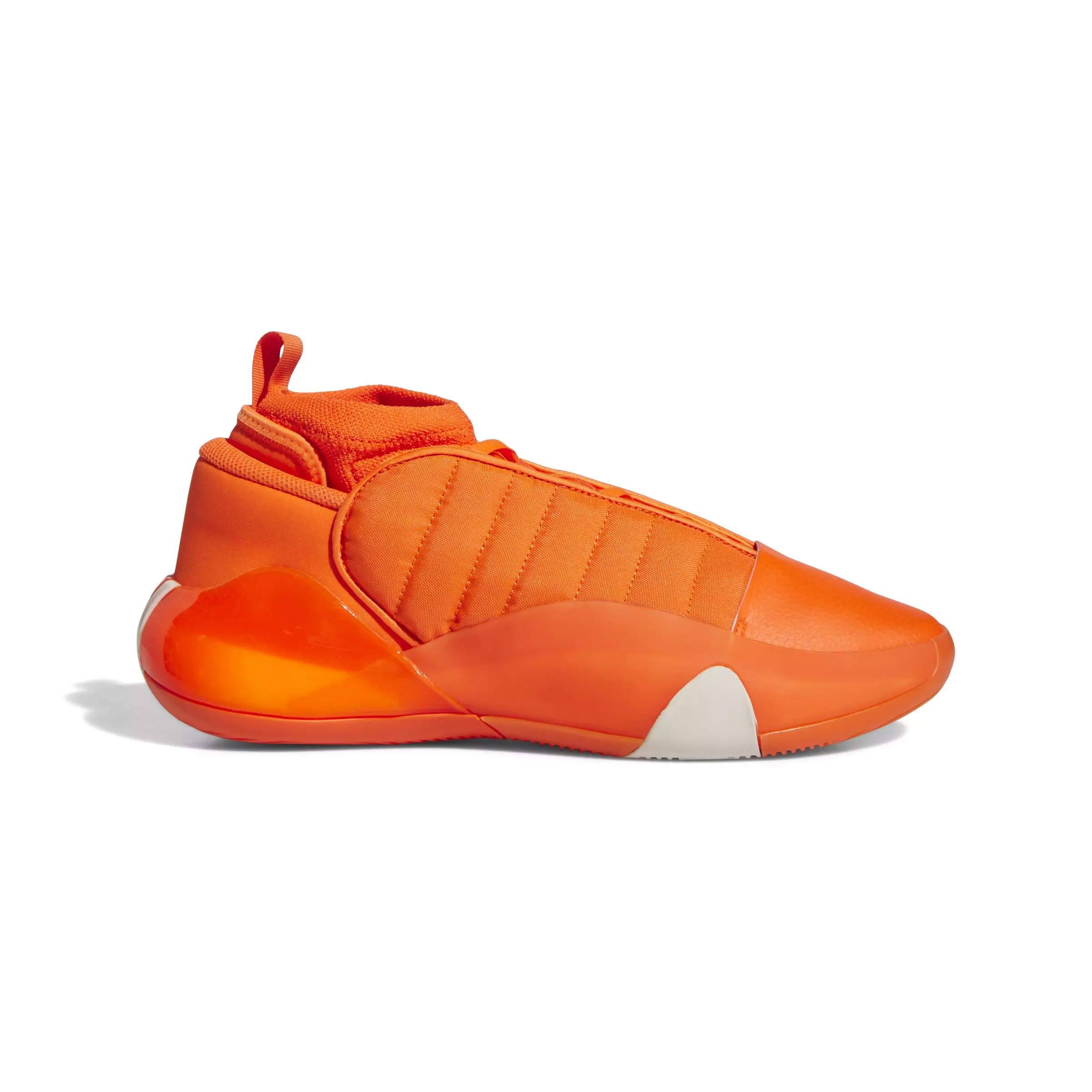 orange and white adidas basketball shoes