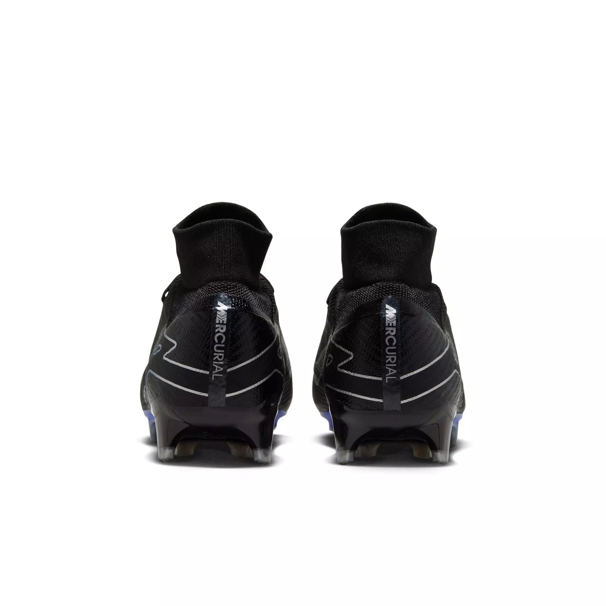 Nike Mercurial Superfly 9 Pro Firm-Ground "Black/Chrome/Hyper Royal" Men's Soccer Cleat - BLACK/ROYAL