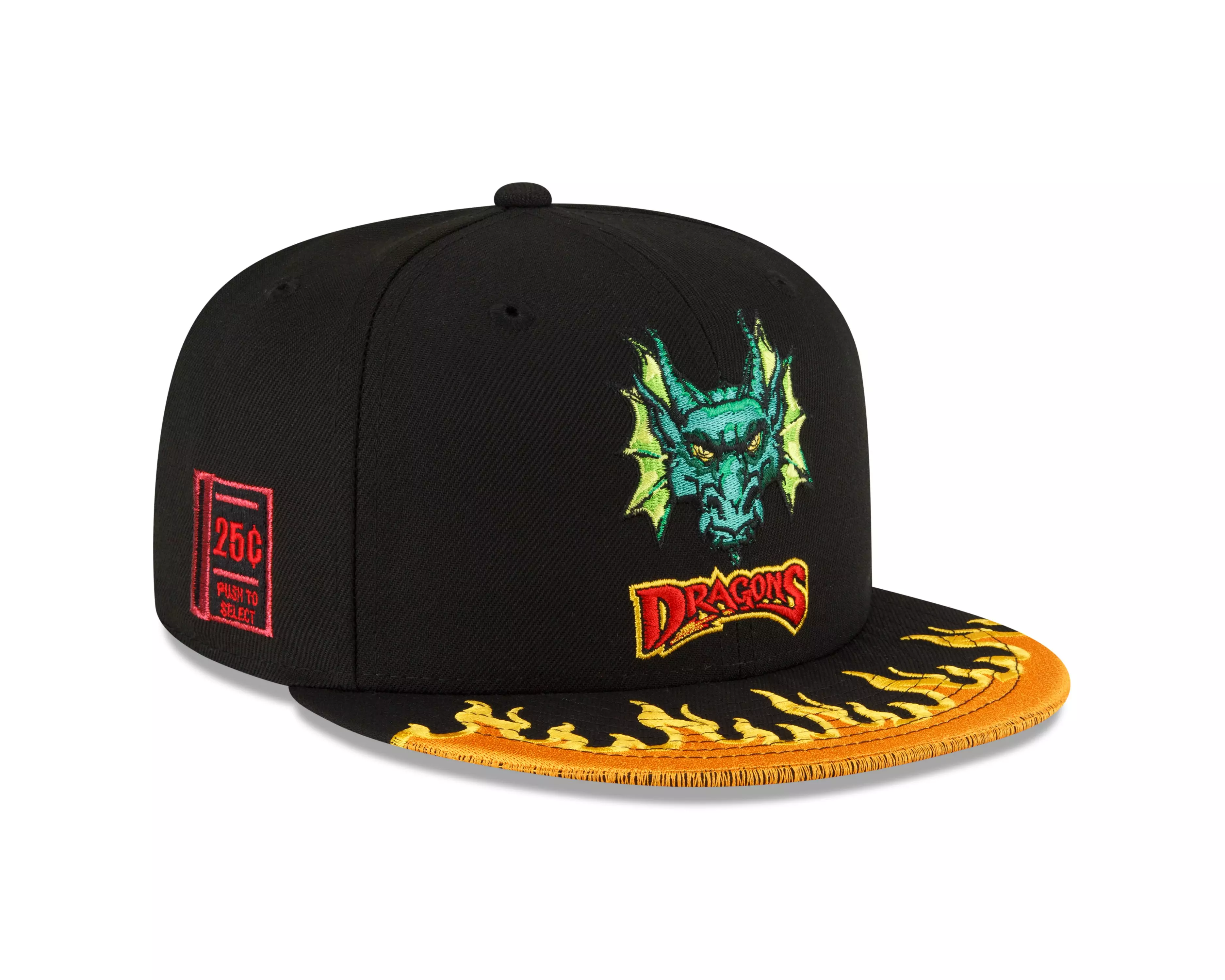 New Era Daytona Dragons 59FIFTY Pay to Play Fitted Hat - BLACK