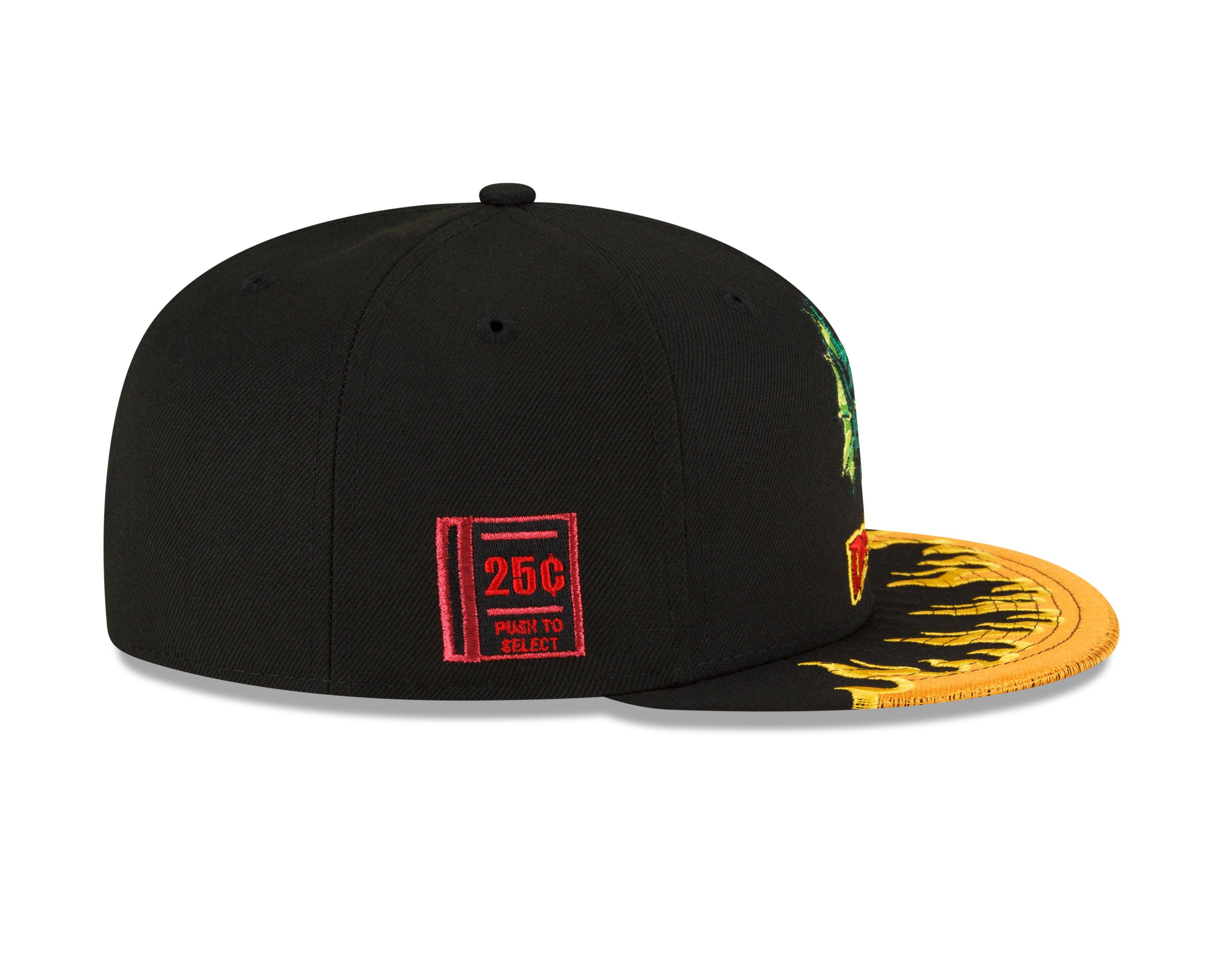 New Era Daytona Dragons 59FIFTY Pay to Play Fitted Hat - BLACK Thumbnail View 3