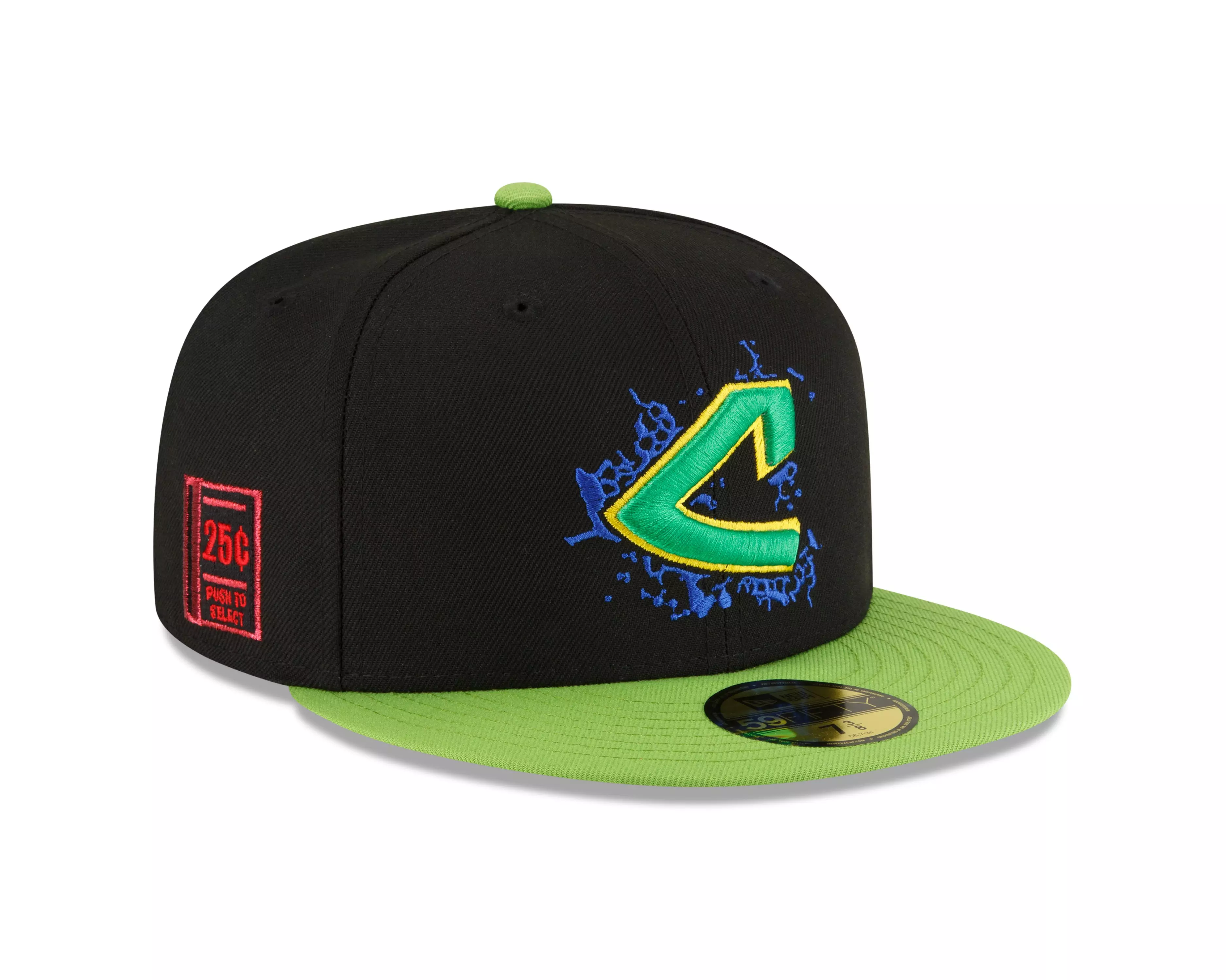 New Era Cleveland Guardians 59FIFTY Pay to Play Fitted Hat - BLACK