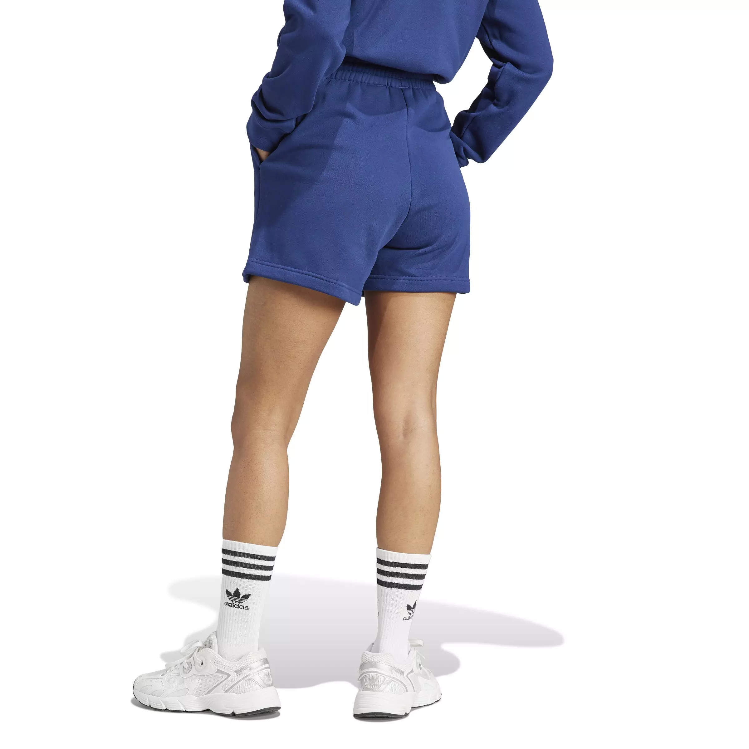 adidas Men's Boyfriend French Terry Shorts - DK BLUE