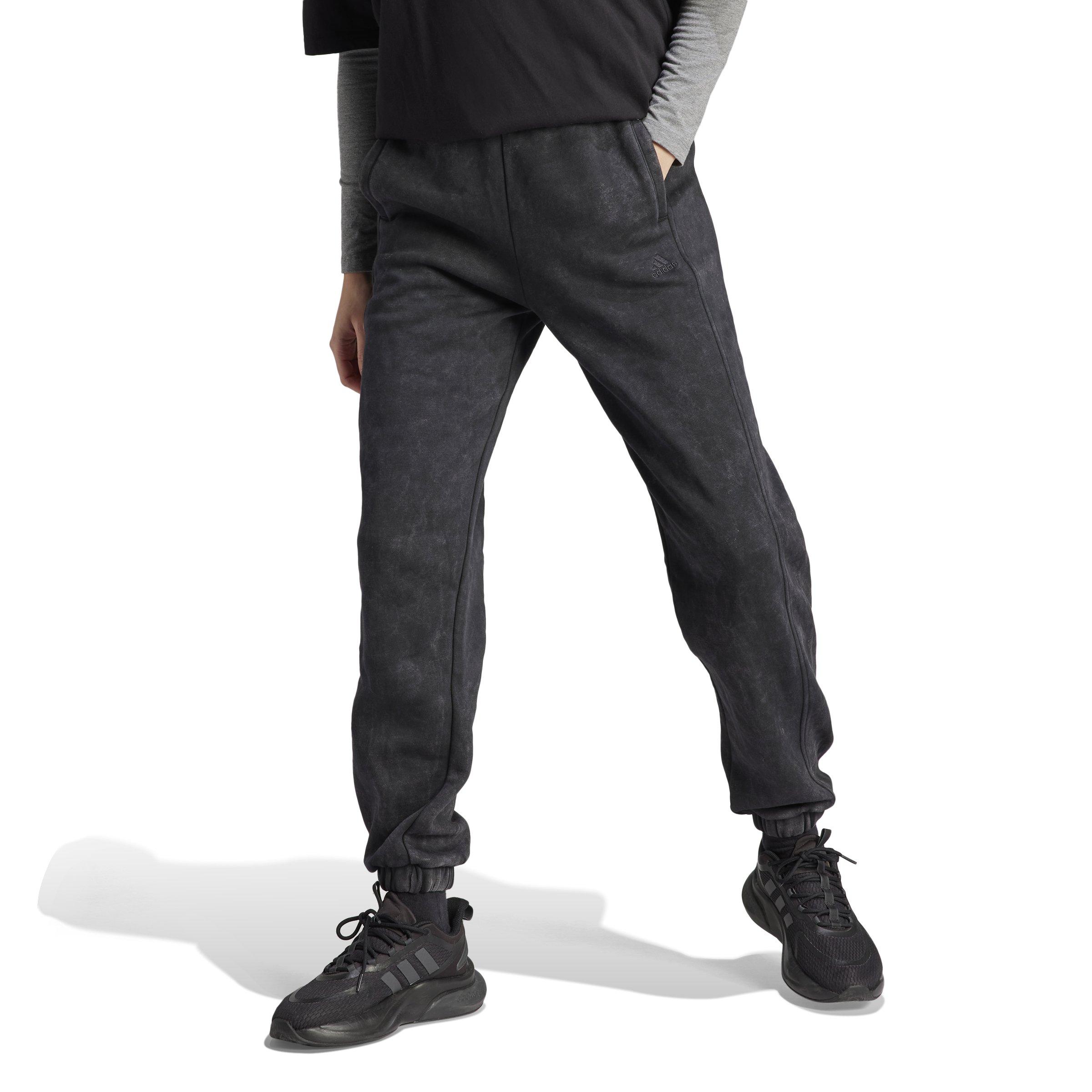 adidas Women's ALL SZN Washed Fleece Joggers-Black - BLACK Thumbnail View 1