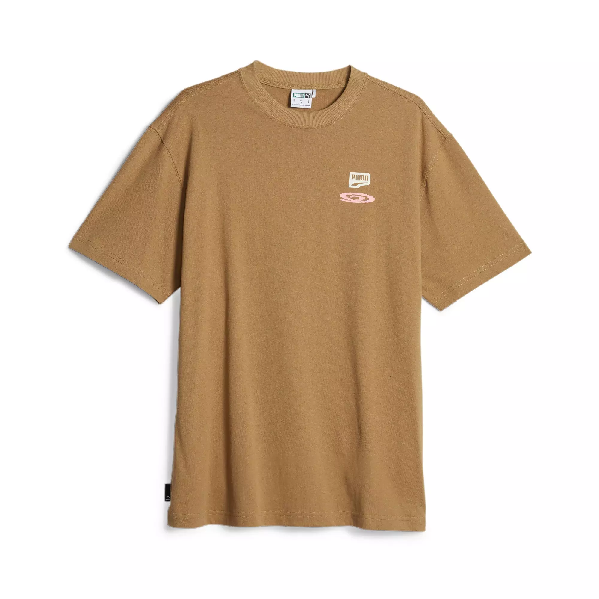 PUMA Men's Downtown Graphic Tee - Brown - BROWN