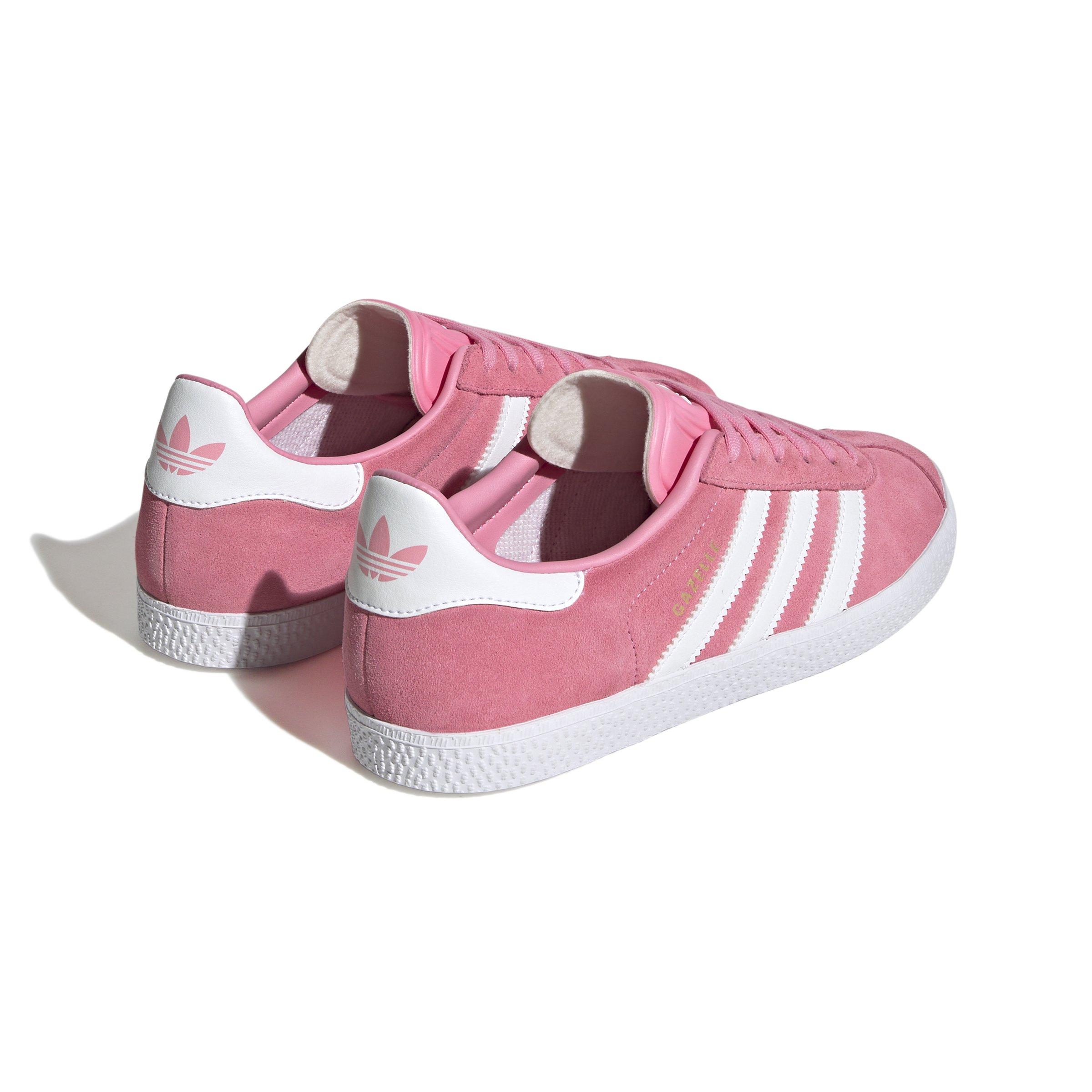 adidas Originals Gazelle "Bliss White/Gold Metallic" Grade School Girls' Shoe Hibbett | City Gear