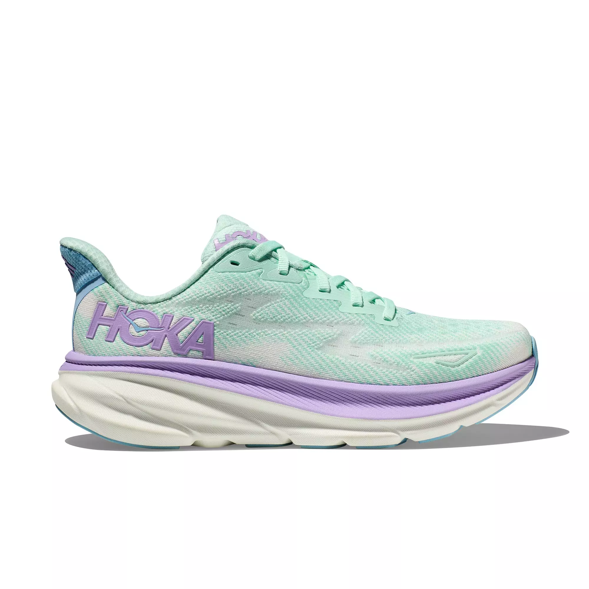 Hoka Clifton 9 Wide Sunlit Ocean/Lilac Mist Women's Running Shoe