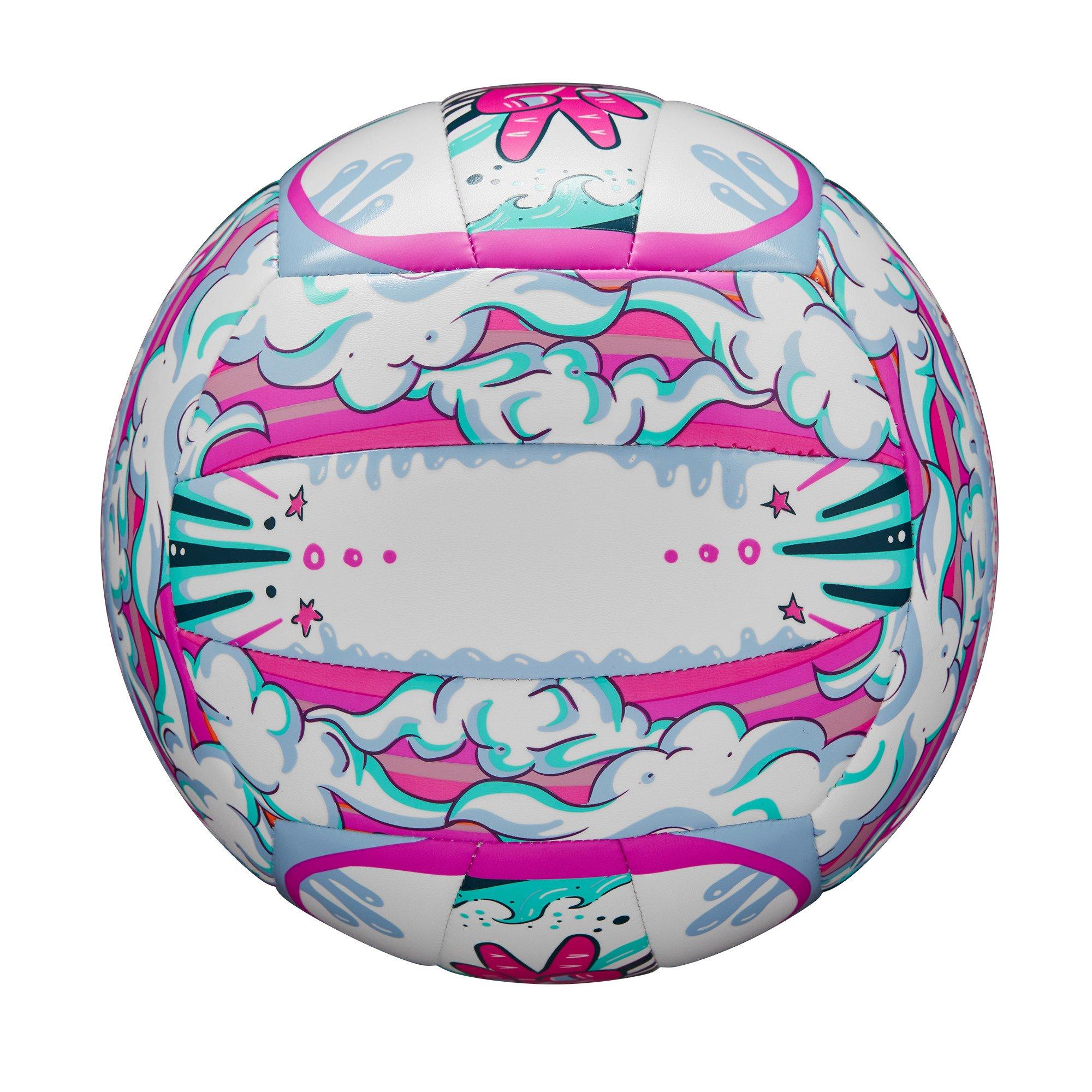 Wilson Graffiti Peace Volleyball - White/Purple - WHITE/PURPLE Thumbnail View 2