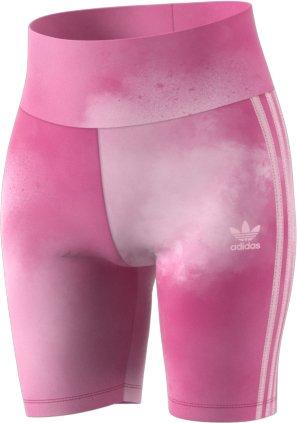 adidas Women's Adicolor Neuclassics Washed Bike Shorts-Pink