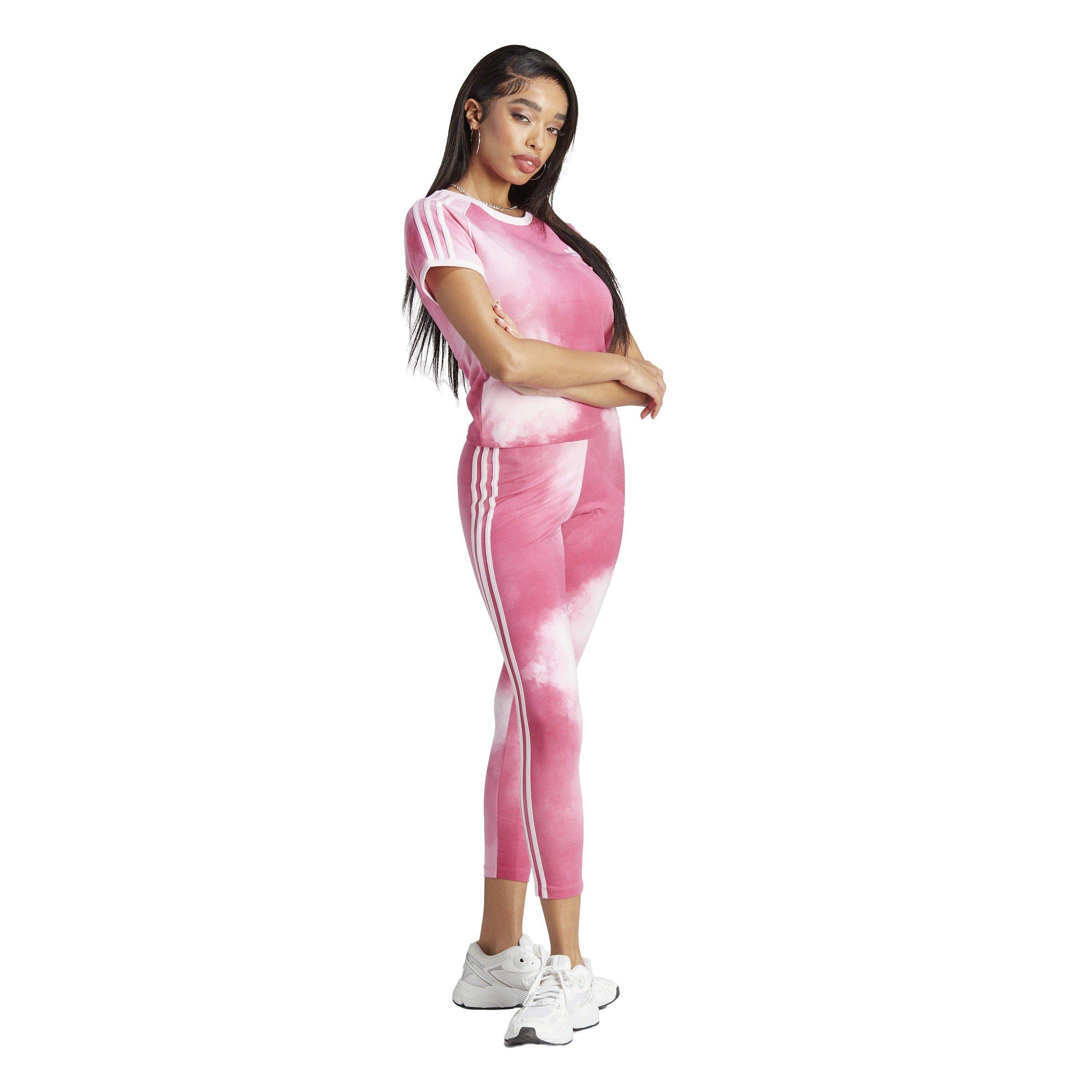 adidas Women's Washed Leggings - Clear Pink