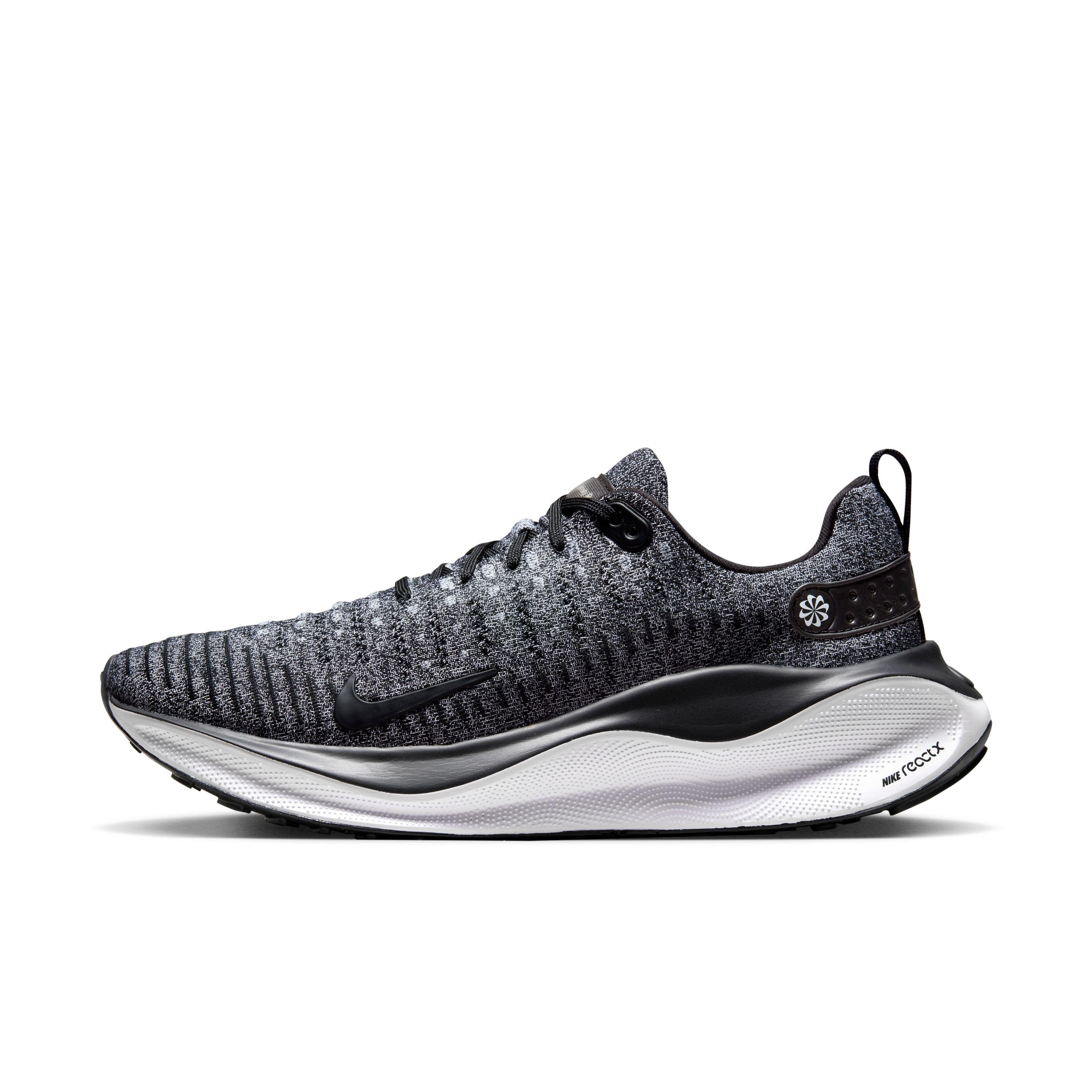 Nike React Infinity Flyknit 4 "Grey/Black" Men's Running Shoe - GREY/BLACK Thumbnail View 6