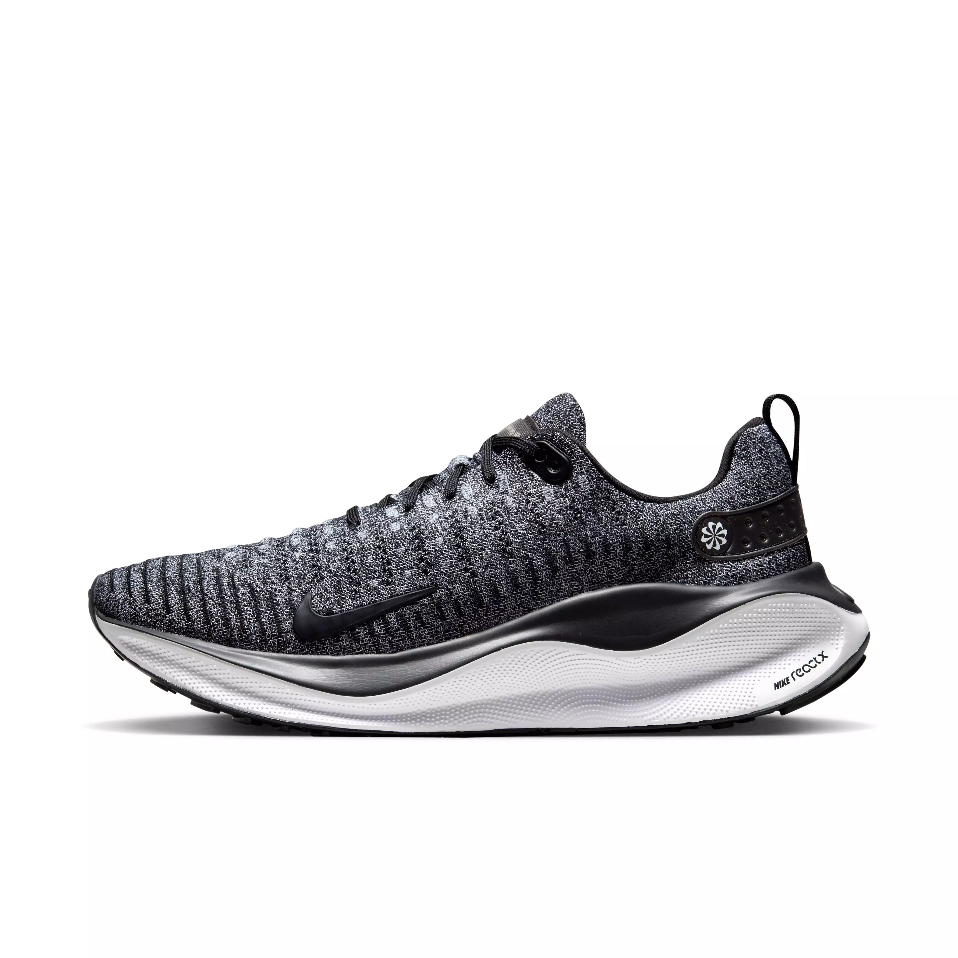 Nike React Infinity Flyknit 4 "Grey/Black" Men's Running Shoe - GREY/BLACK