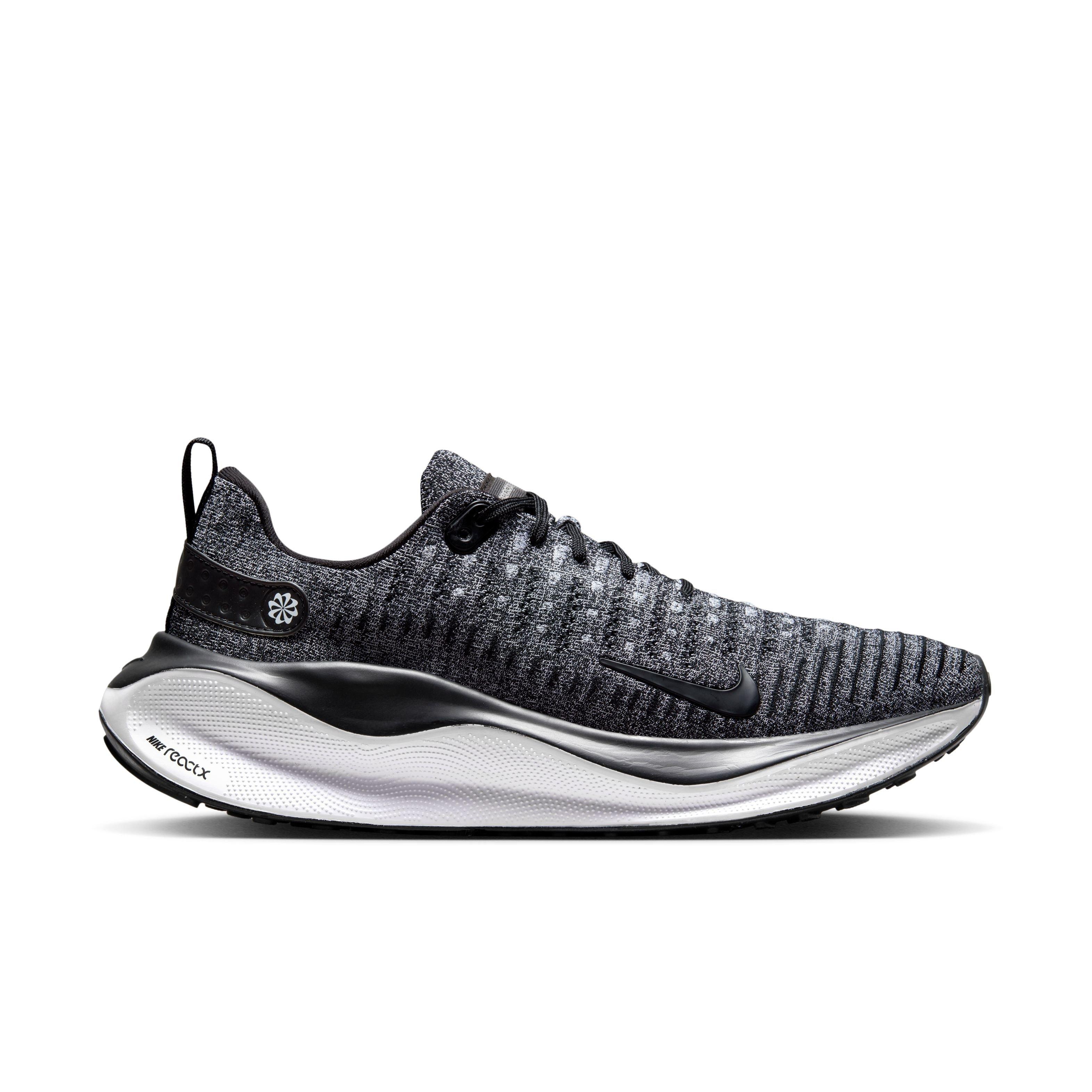 Nike React Infinity Flyknit 4 "Grey/Black" Men's Running Shoe - GREY/BLACK Thumbnail View 1