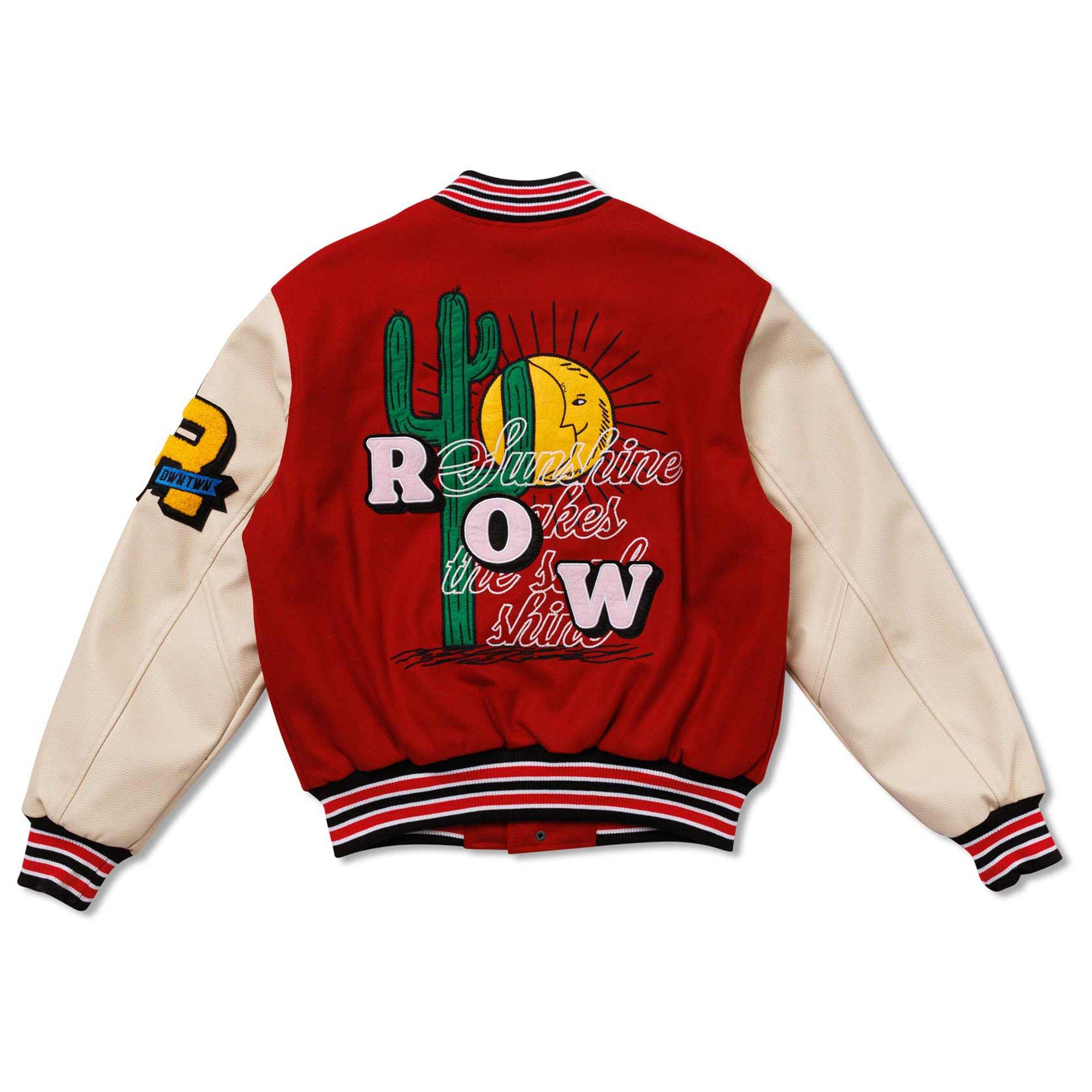 First Row Spring Red Varsity Jacket Red / L
