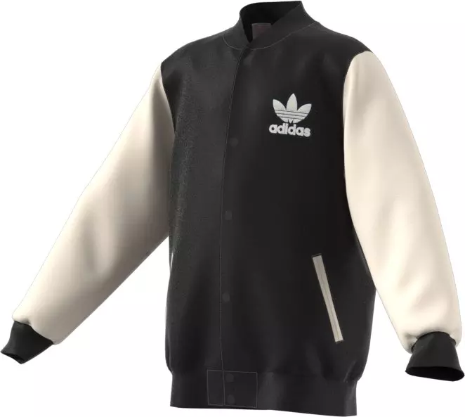 adidas Big Boys' Varsity Jacket - BLACK