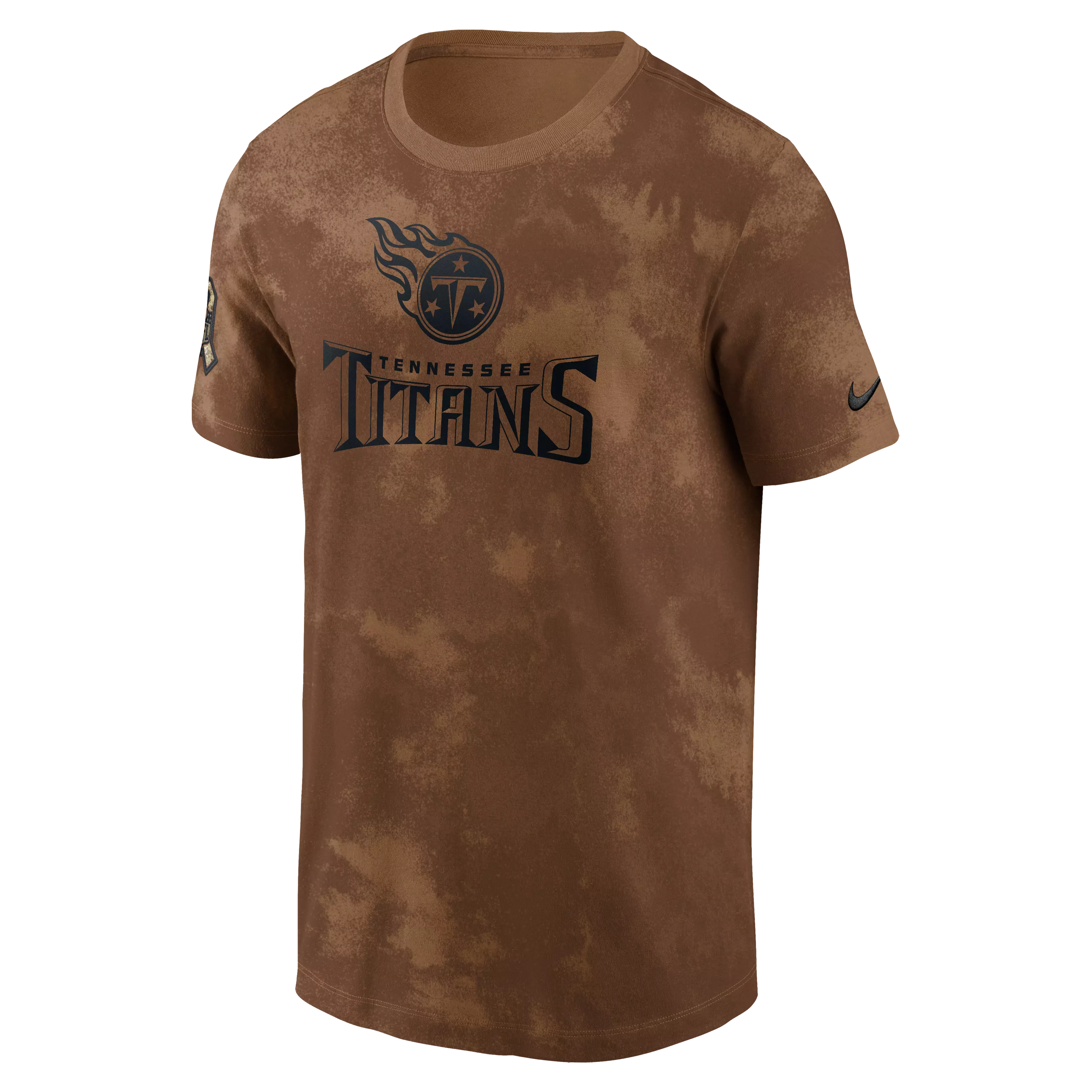 Nike Men's Tennessee Titans Salute to Service T-Shirt - BROWN