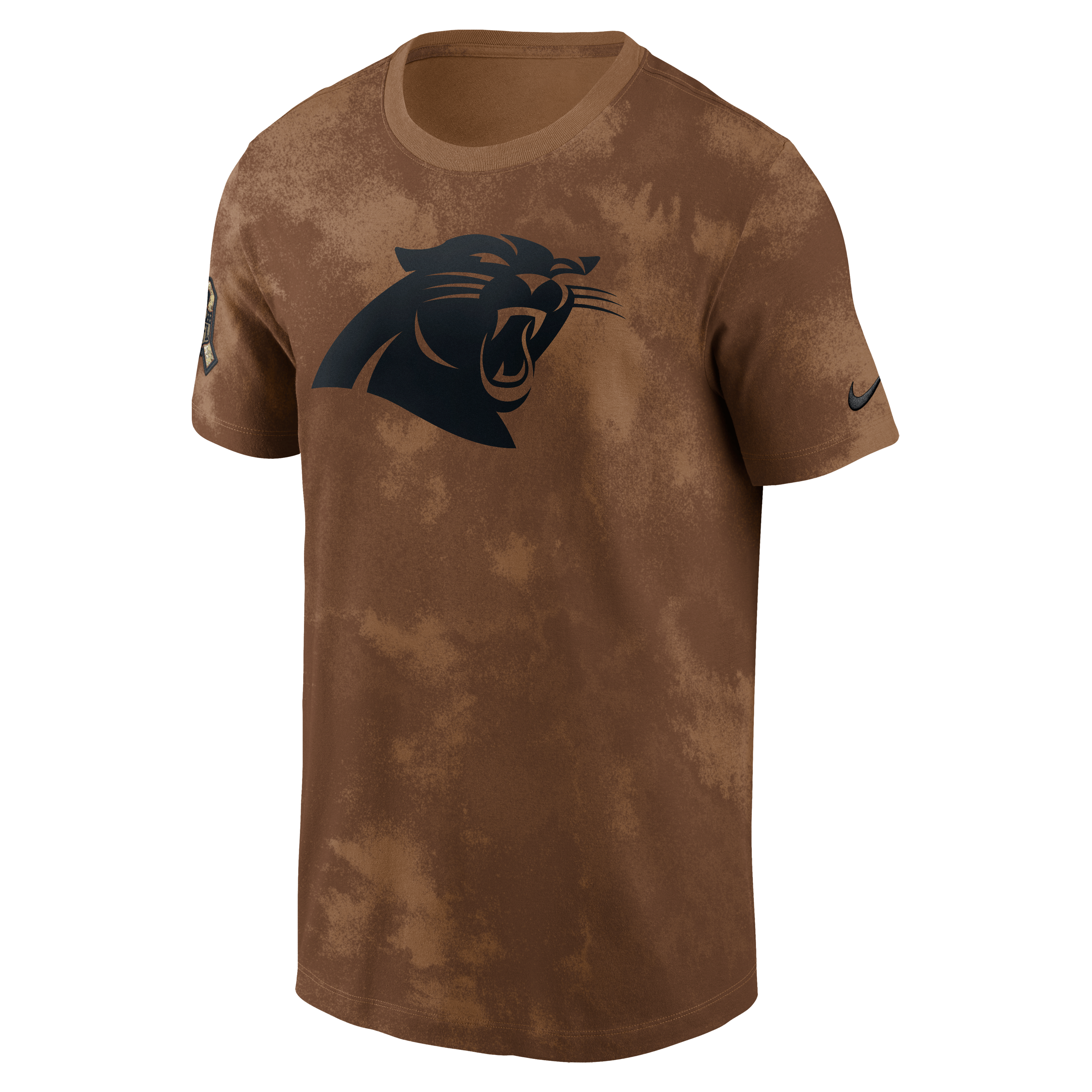 Nike Men's Carolina Panthers Salute to Service T-Shirt - BROWN Thumbnail View 1