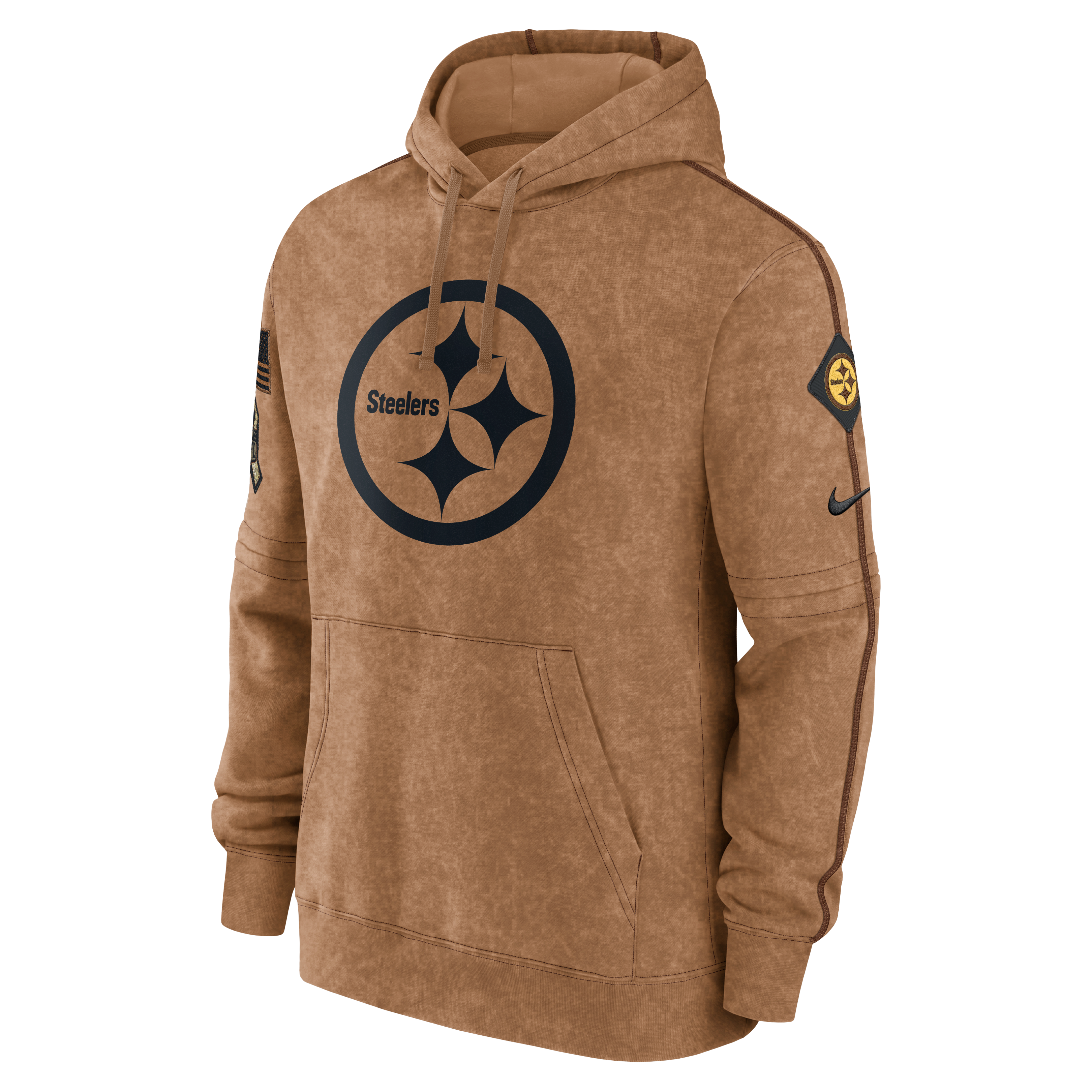 Nike steelers salute 2025 to service hoodie