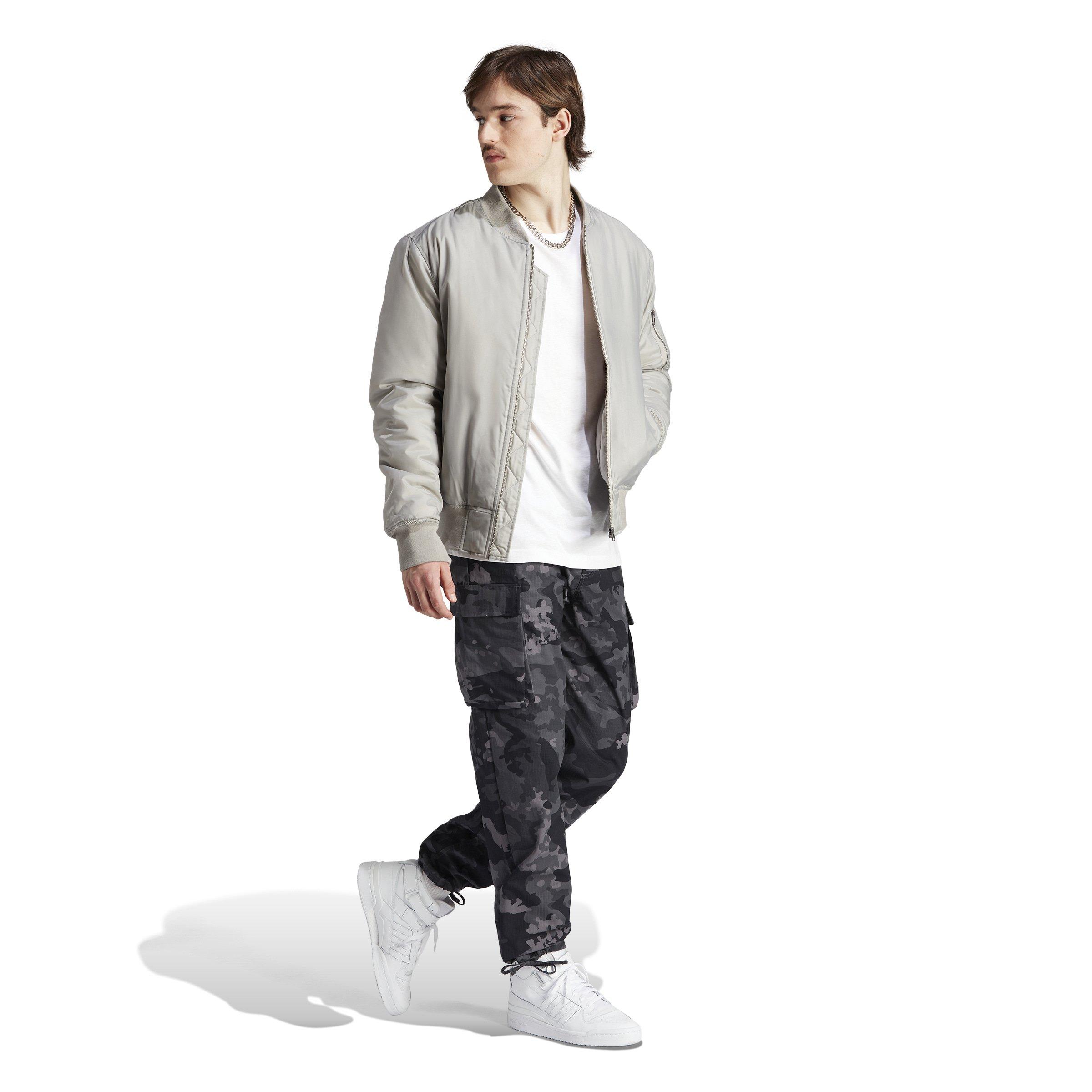 adidas Men's Essentials Trefoil Cargo Pants-Camo/Black - CAMO/BLACK Thumbnail View 5