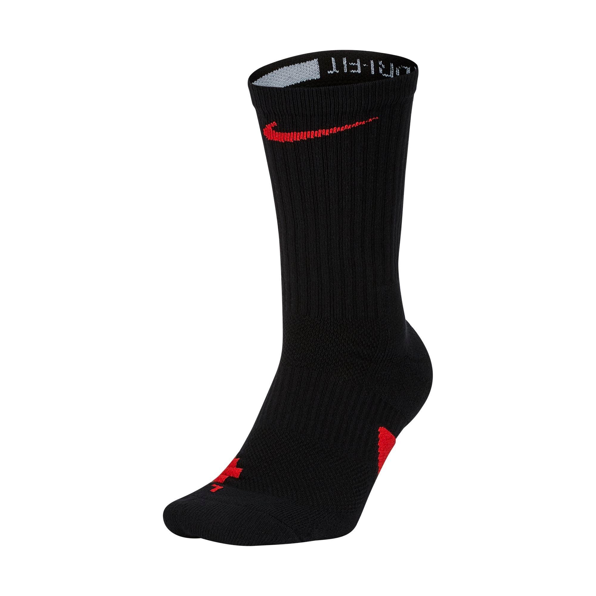 Nike Grip Power Crew Socks-Red