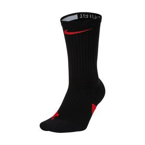 Nike Elite Unisex Crew Basketball Socks - Black/Red