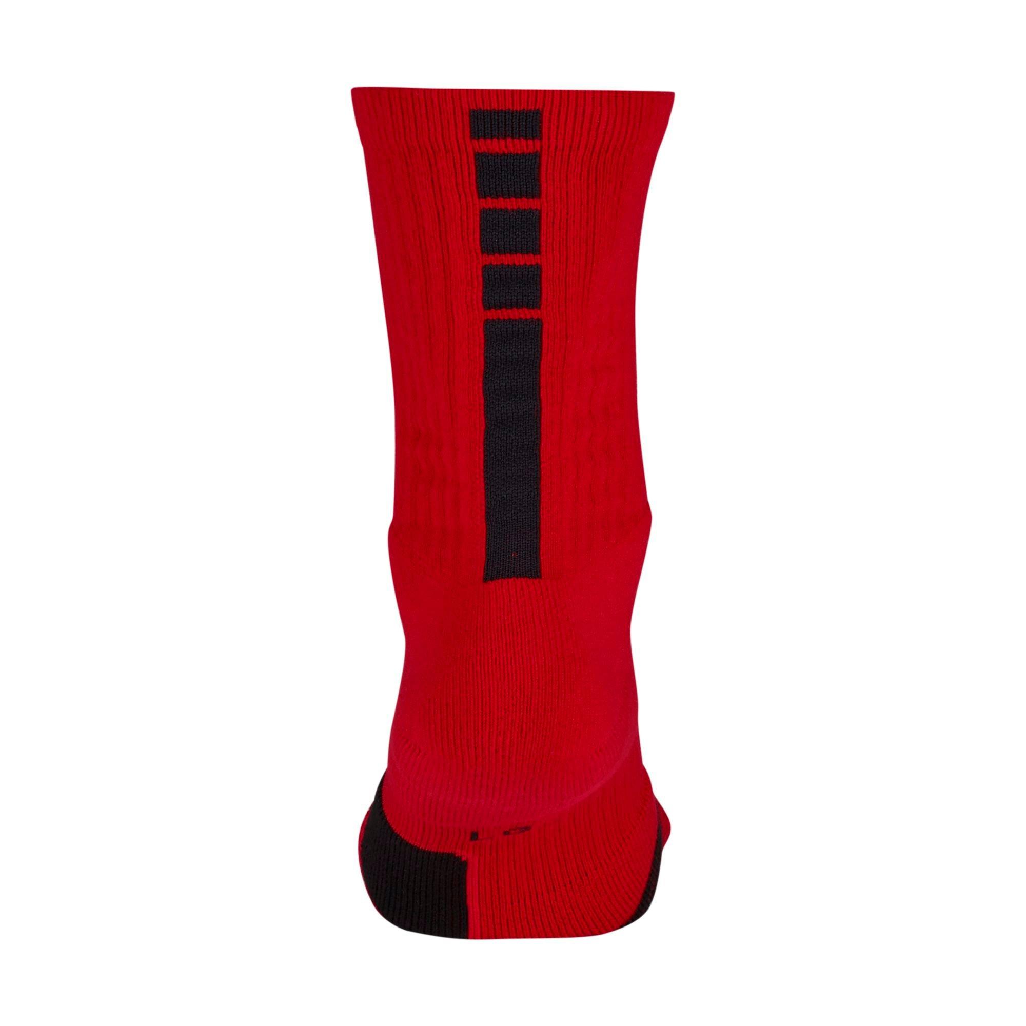 Nike Elite Socks Red And White
