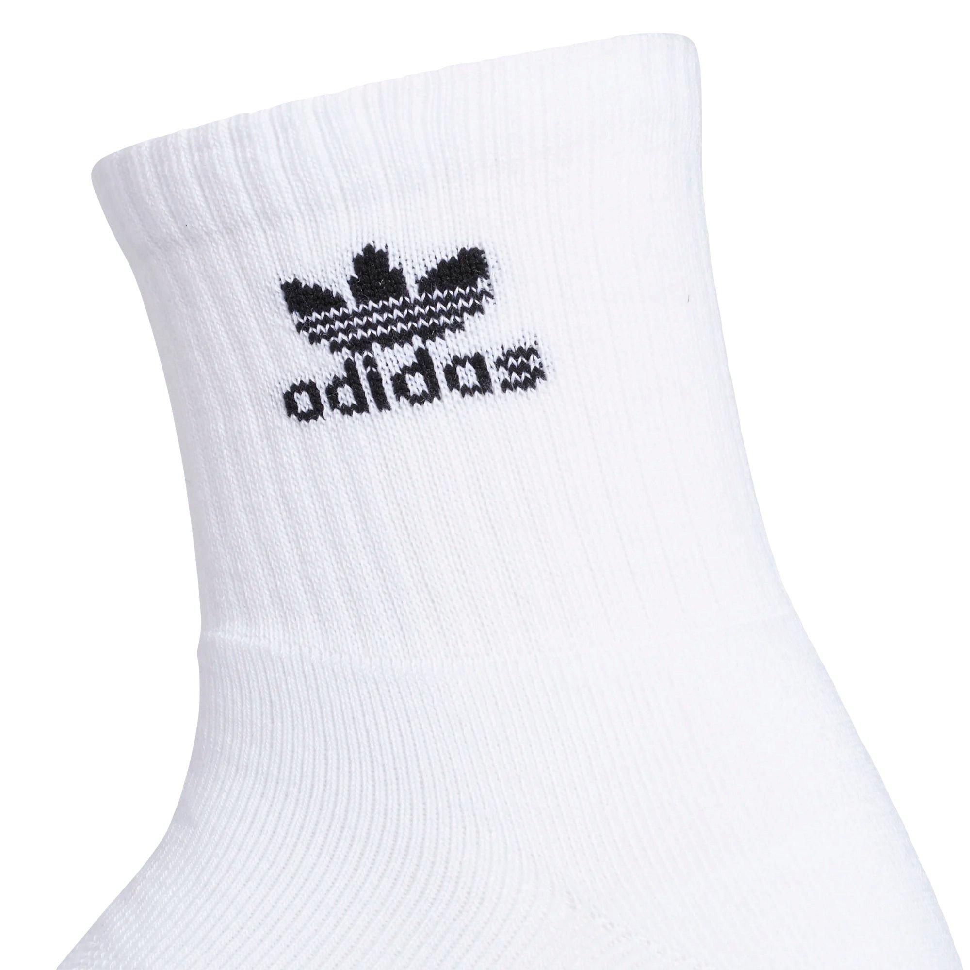 adidas Originals Trefoil Ankle Socks- 6 Pack - WHITE Thumbnail View 2
