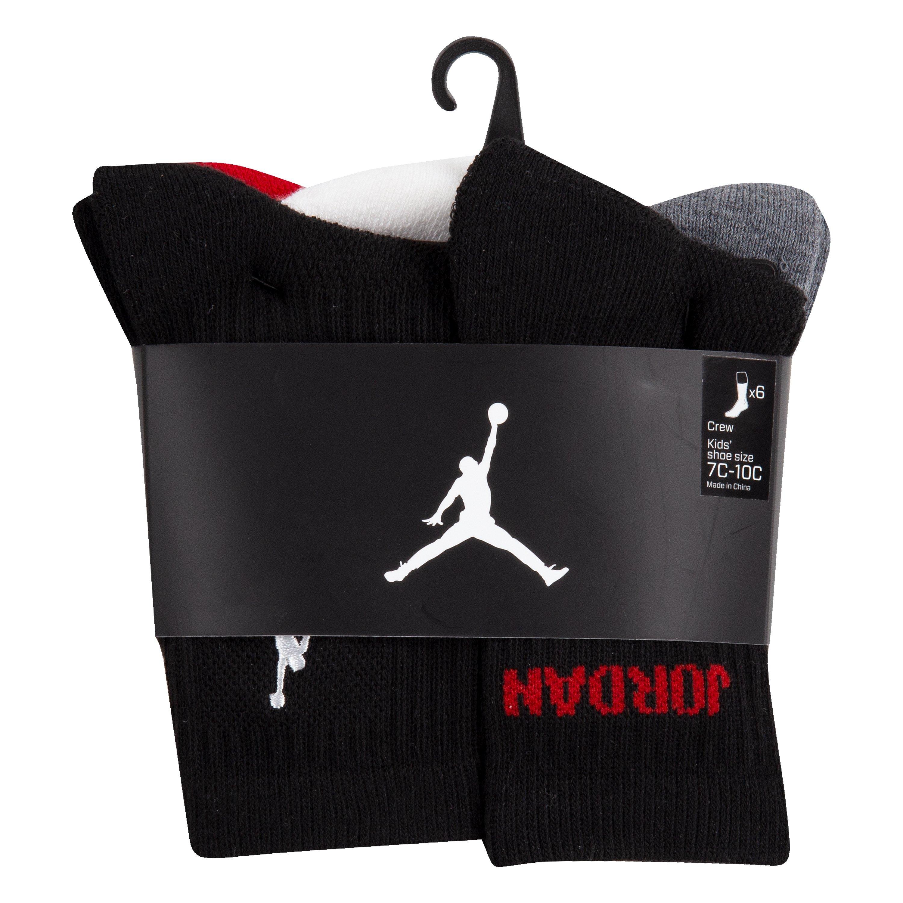 Jordan Legend Kids' Crew Socks (6 Pairs).