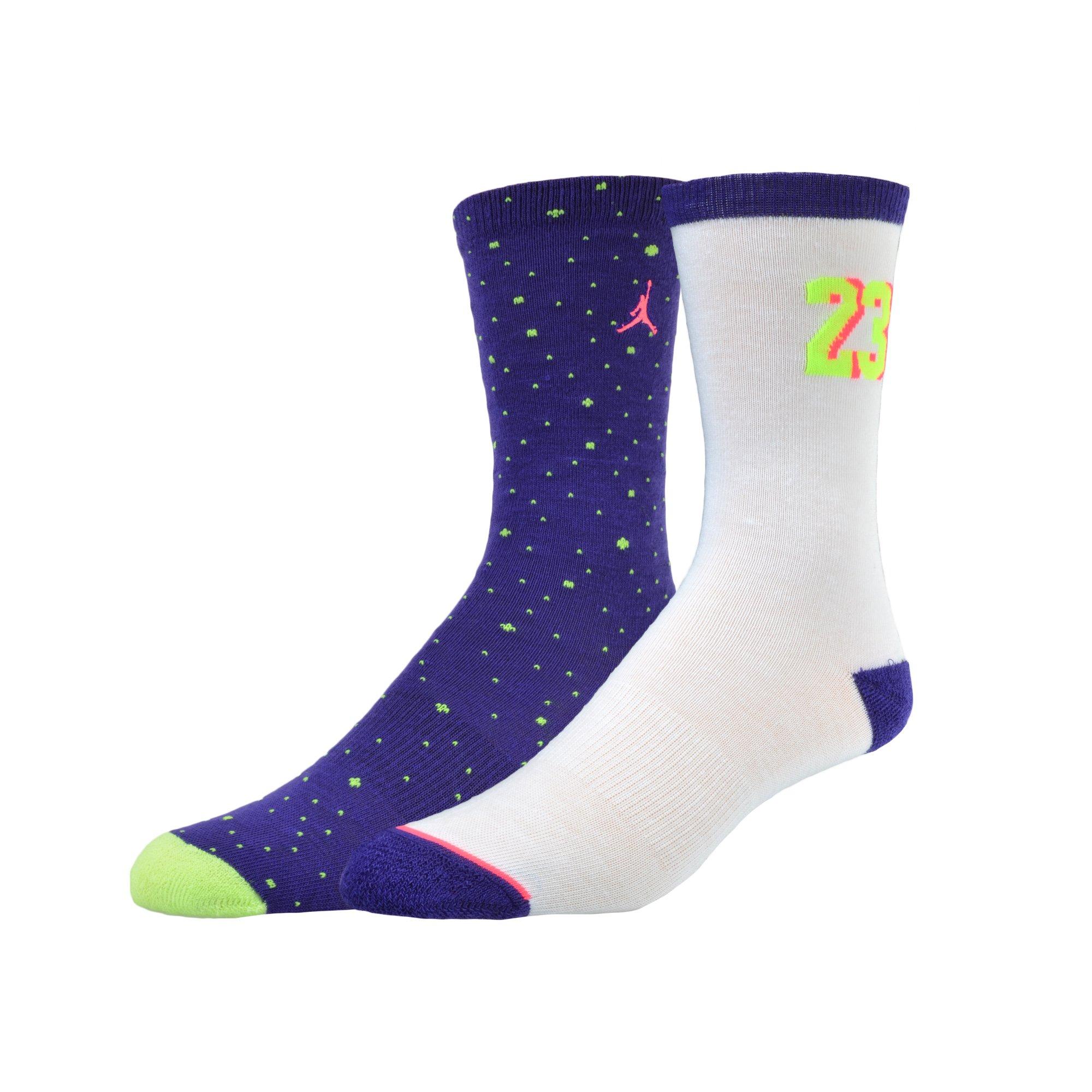 jordan socks purple