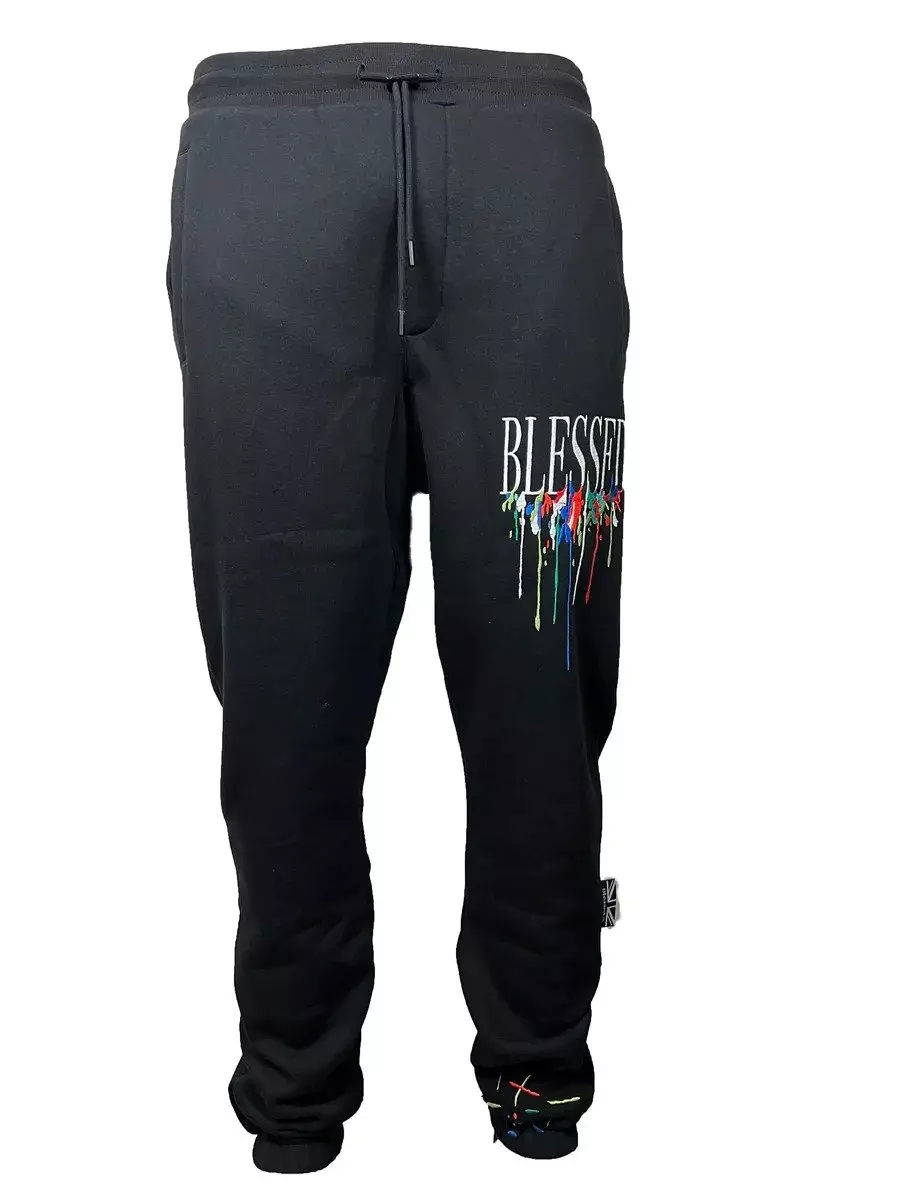Blessed Men's Drip Jogger - Black - BLACK