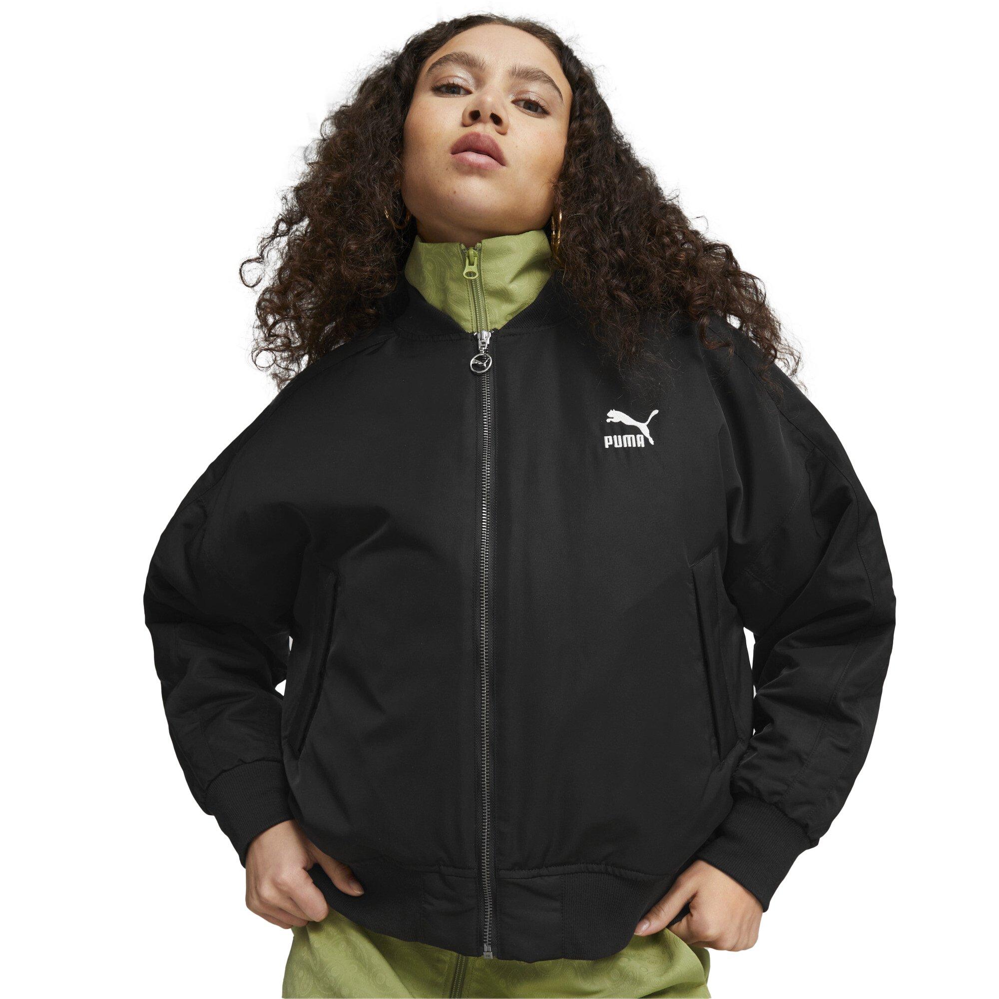 Puma Women's T7 Bomber Jacket - Black - BLACK Thumbnail View 1