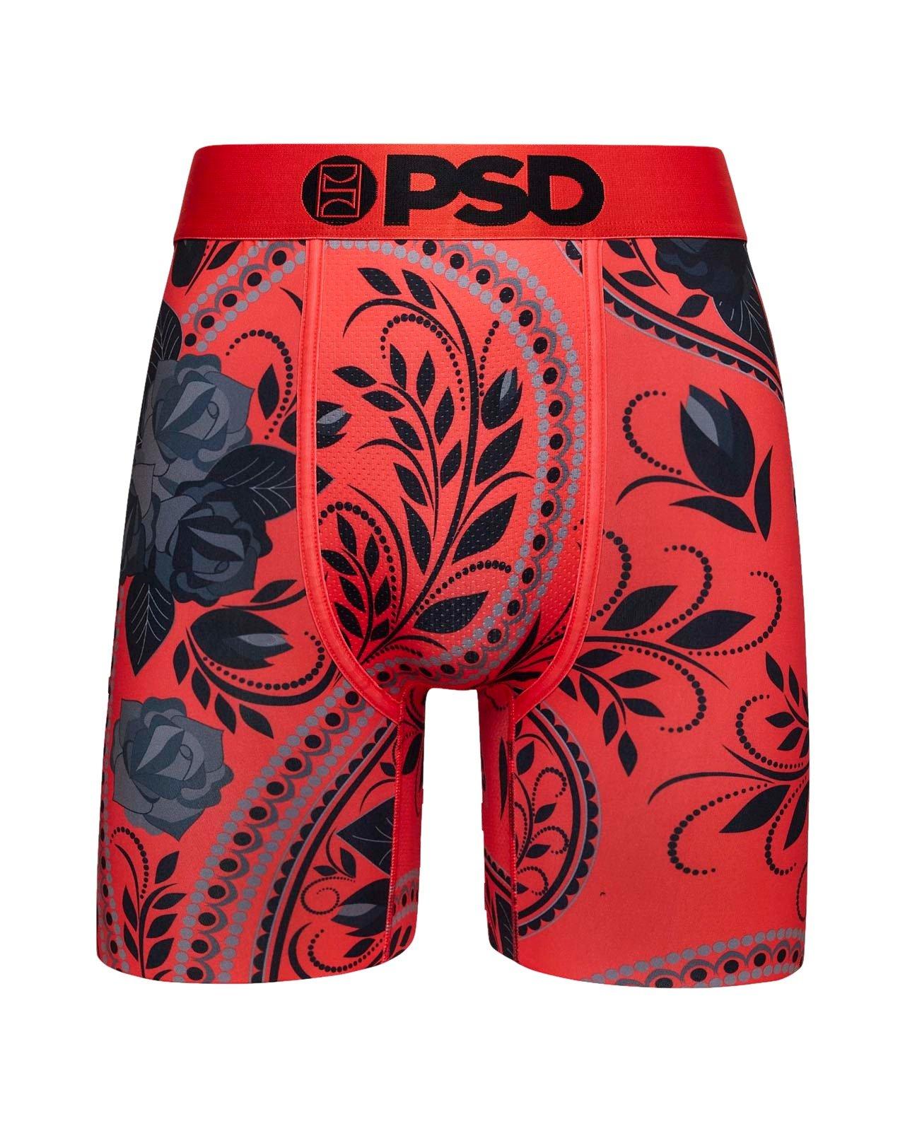 PSD Men's Paisley Heat Underwear - RED Thumbnail View 1