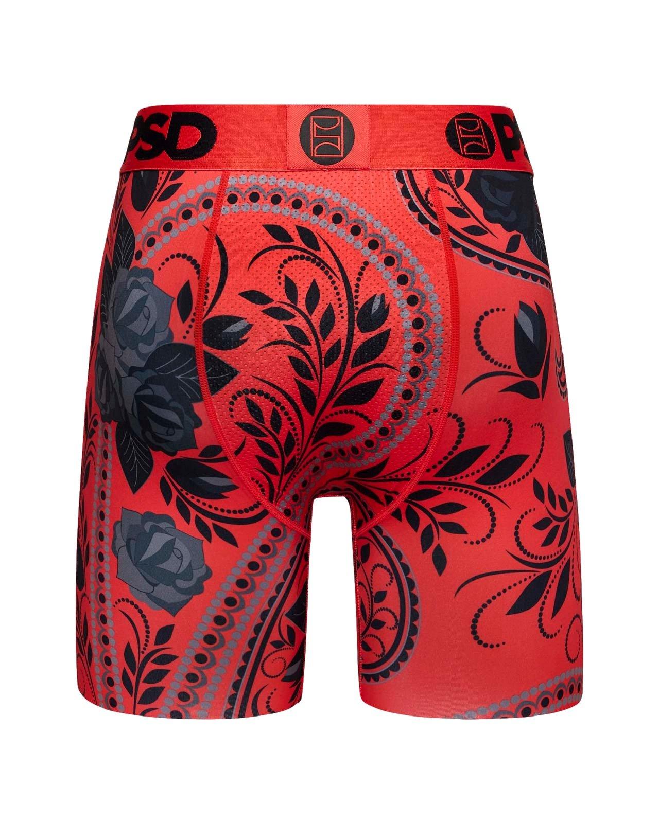 PSD Men's Paisley Heat Underwear - RED Thumbnail View 2