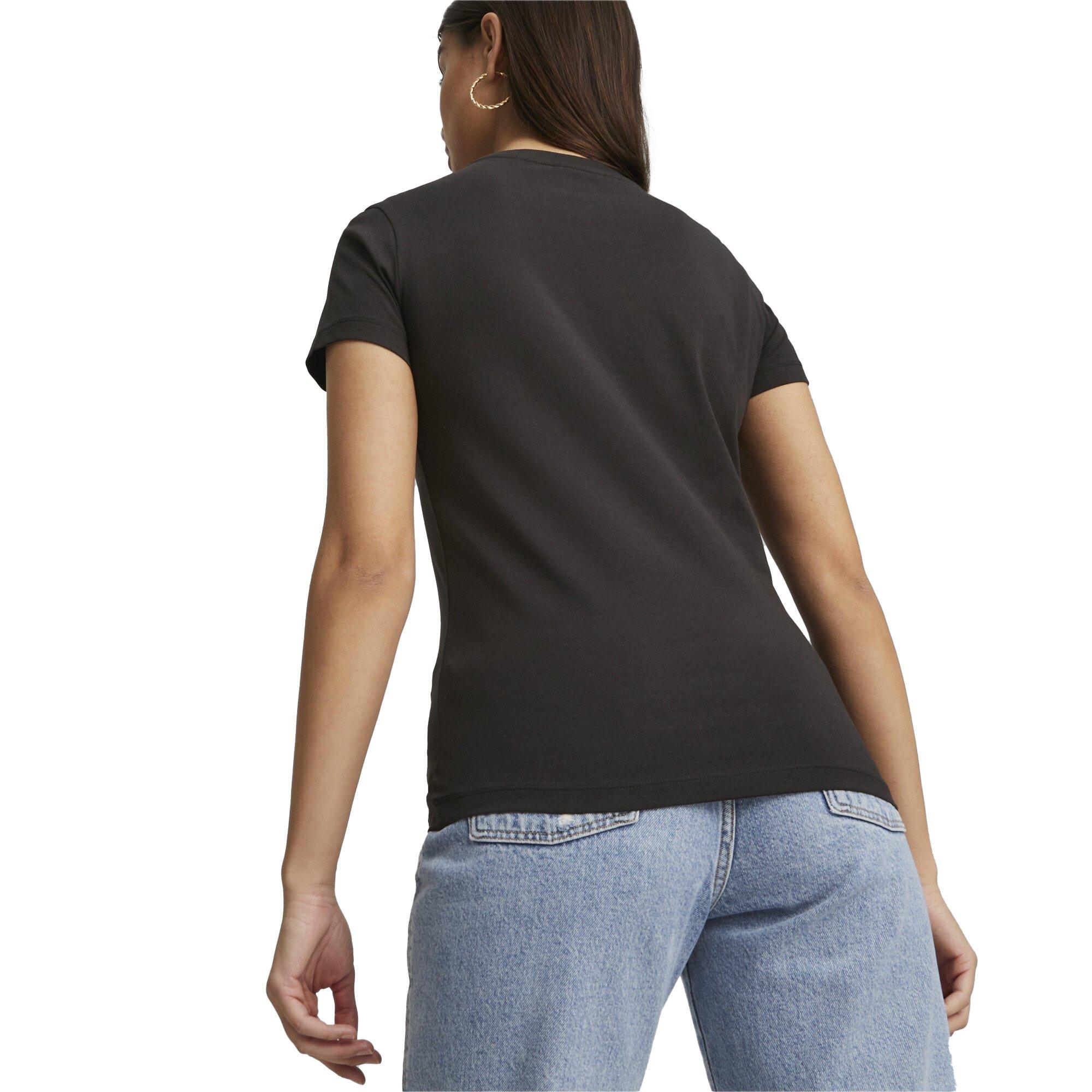 PUMA Women's Worldwide Graphic Tee - Black - BLACK Thumbnail View 2