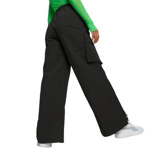 PUMA Women's Relax Woven Cargo Pants - Black