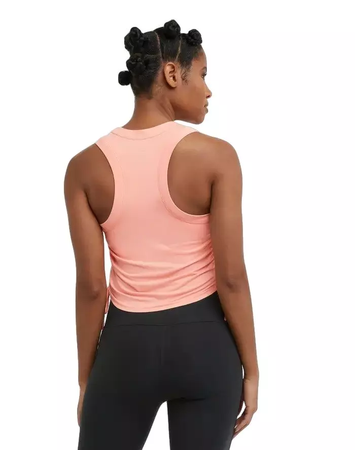 Champion Women's Soft Touch Ruched Tank Top-Coral - CORAL