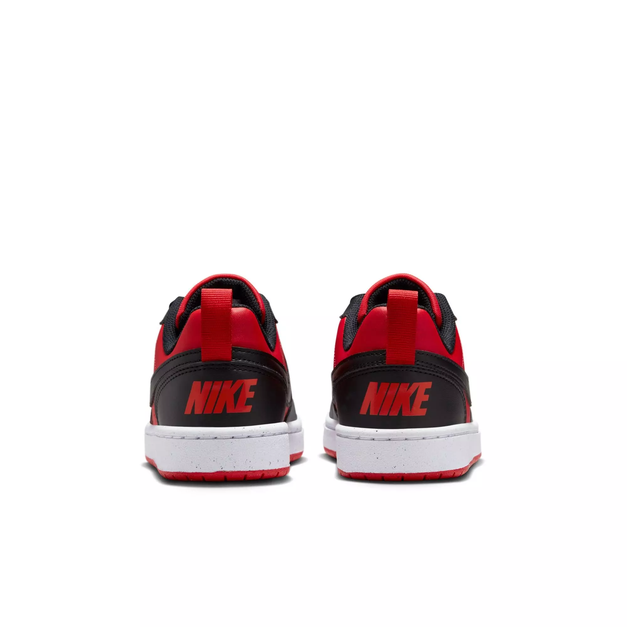 Nike Court Borough Low Recraft "Red/Black" Grade School Boys' Shoe - RED/BLACK