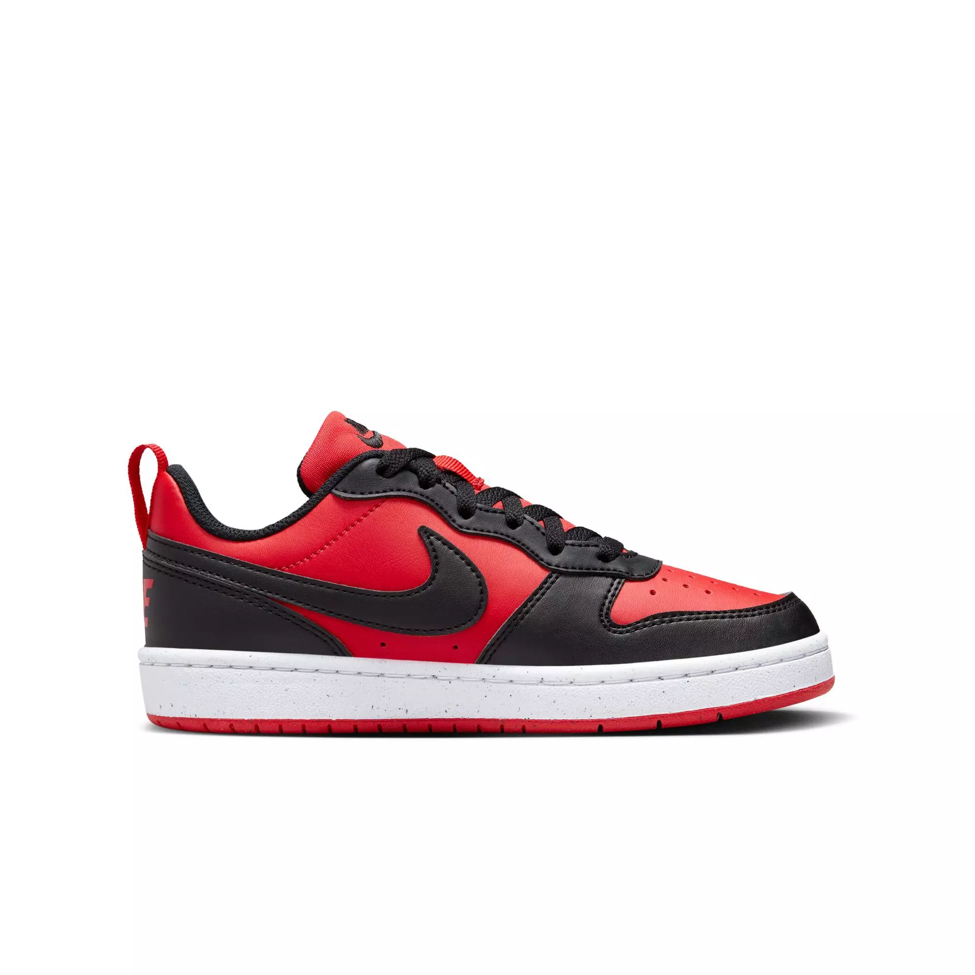 Nike Court Borough Low Recraft "Red/Black" Grade School Boys' Shoe - RED/BLACK