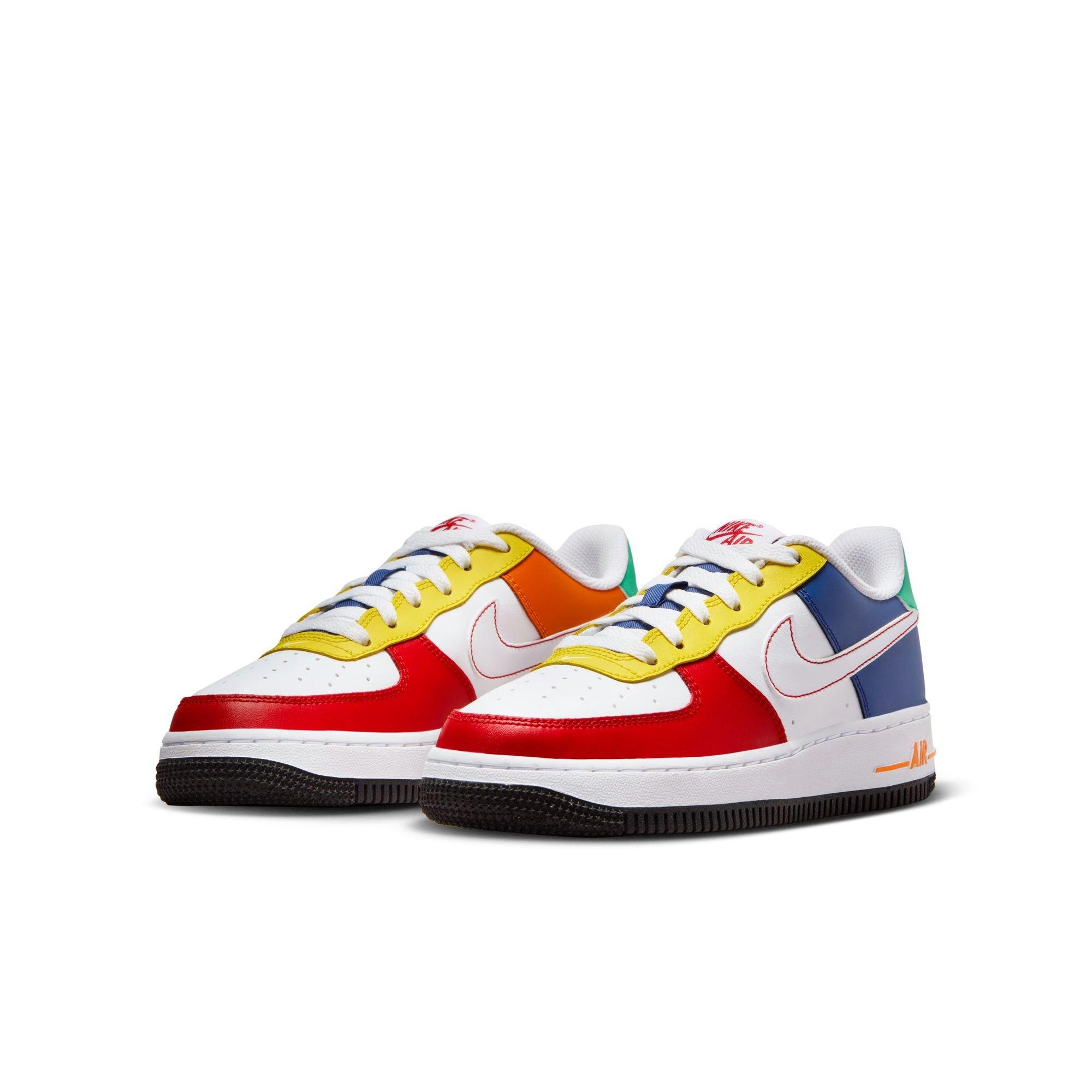 Nike Air Force 1 '07 White/Deep Royal Blue/University Blue Men's Shoe -  Hibbett